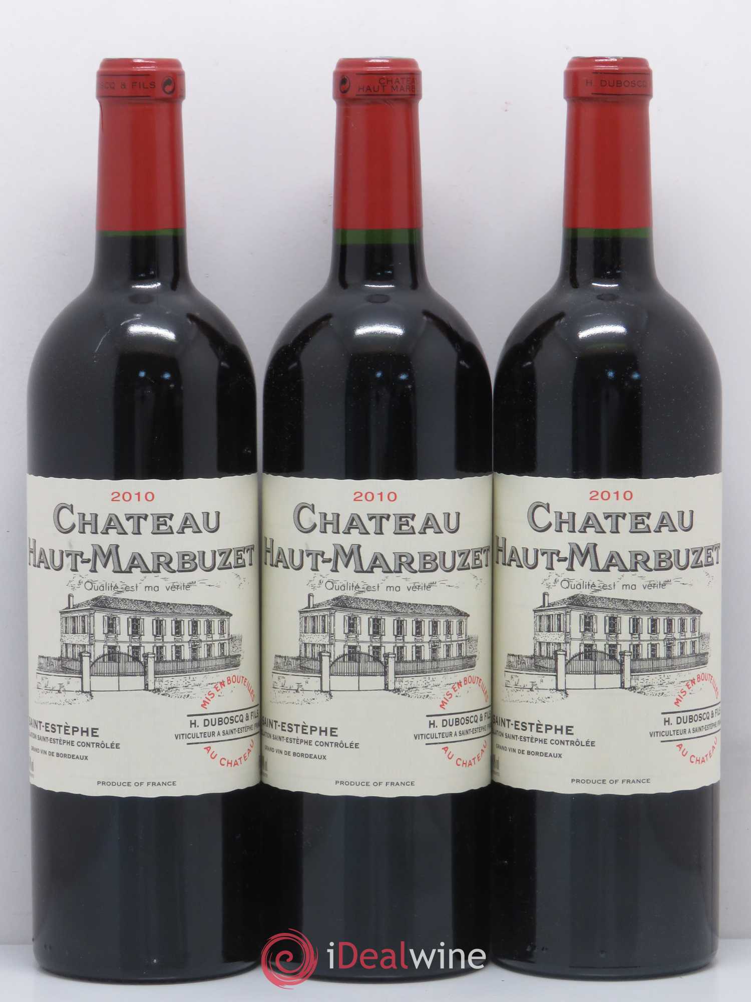 Château Haut Marbuzet 2010 - Lot de 6 bouteilles - 2