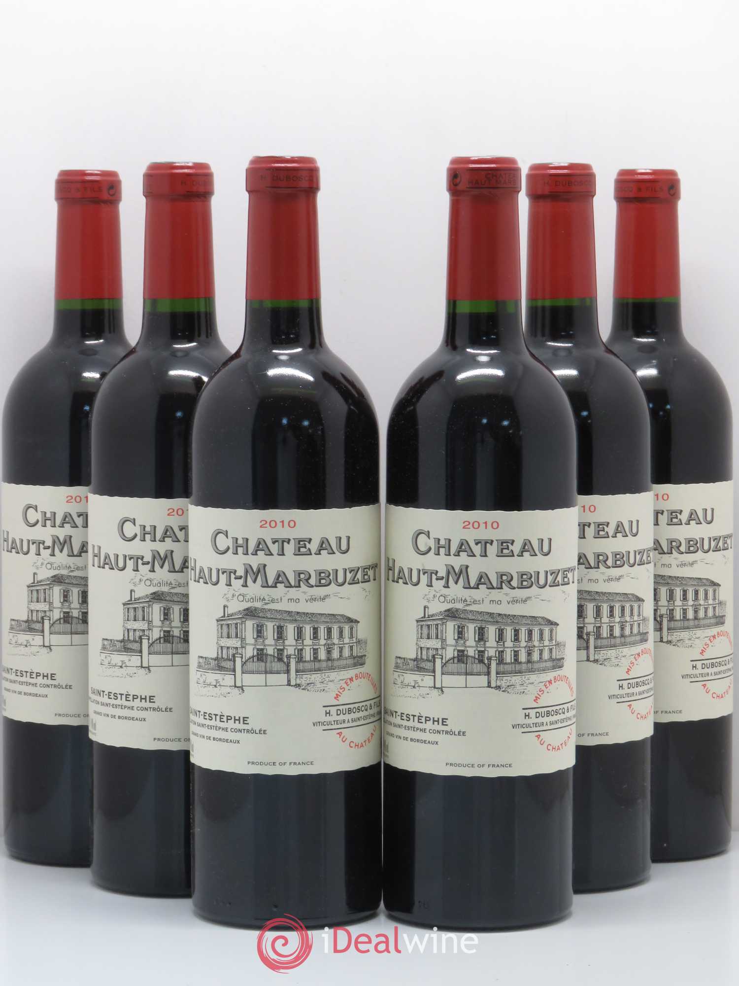 Château Haut Marbuzet 2010 - Lot de 6 bouteilles - 0