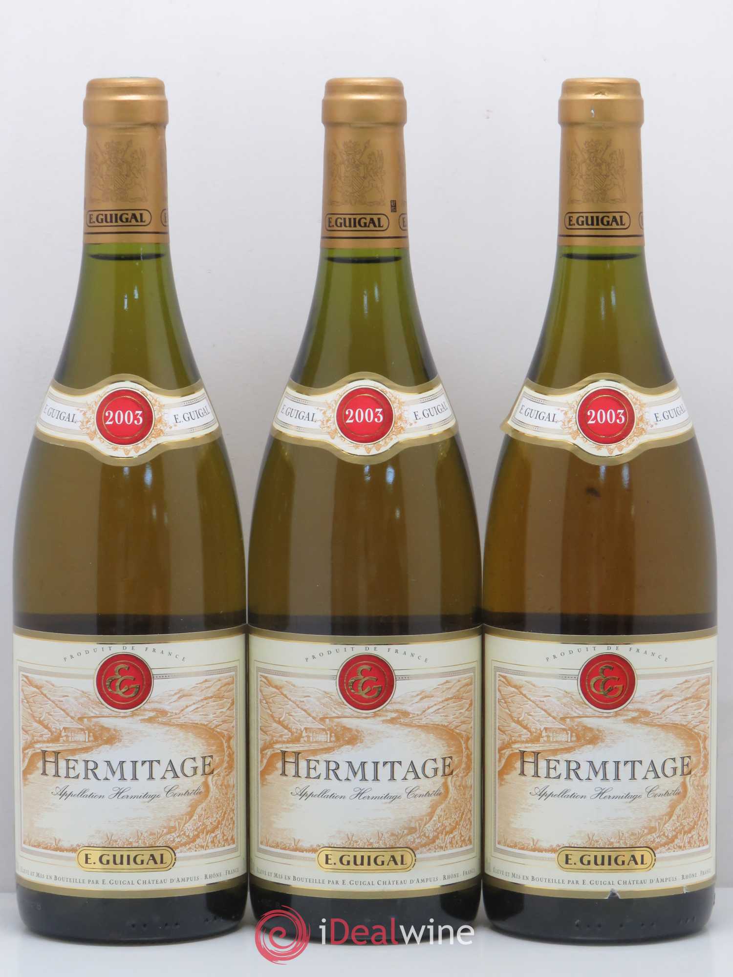 Hermitage Guigal 2003 - Lot de 3 bouteilles - 0