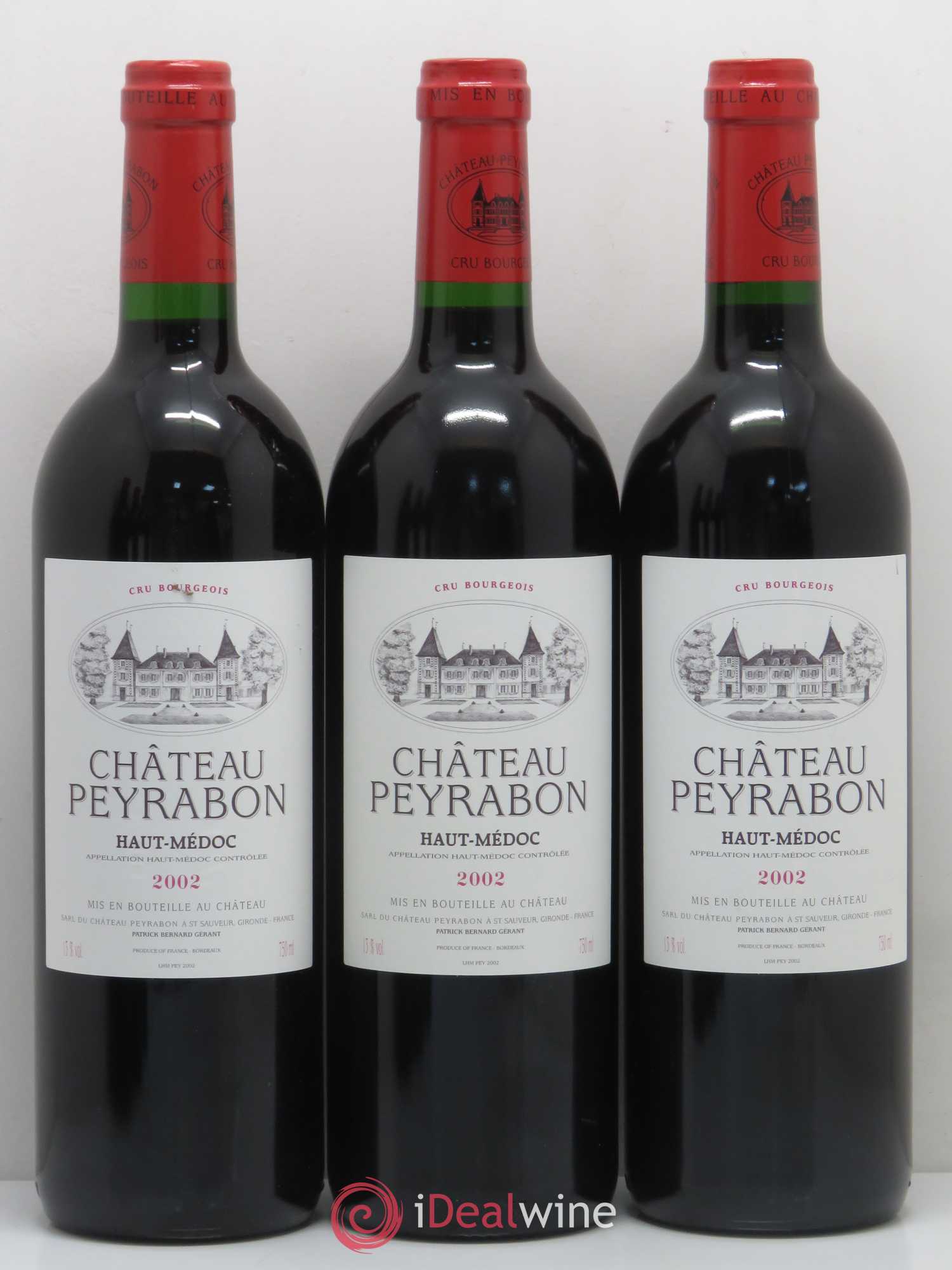 Château Peyrabon Cru Bourgeois (sans prix de réserve) 2002 - Lot de 12 bouteilles - 1