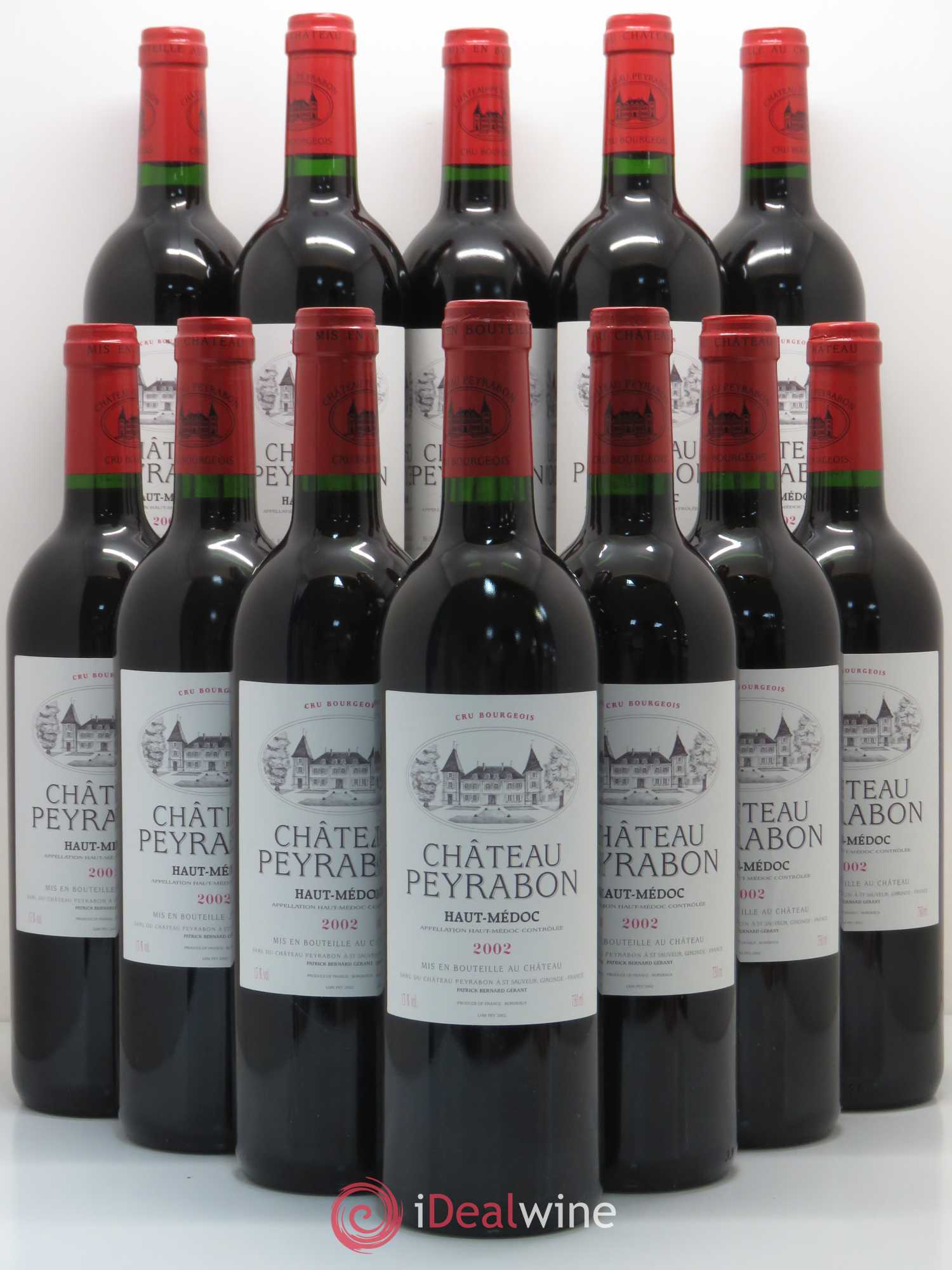 Château Peyrabon Cru Bourgeois (sans prix de réserve) 2002 - Lot de 12 bouteilles - 0