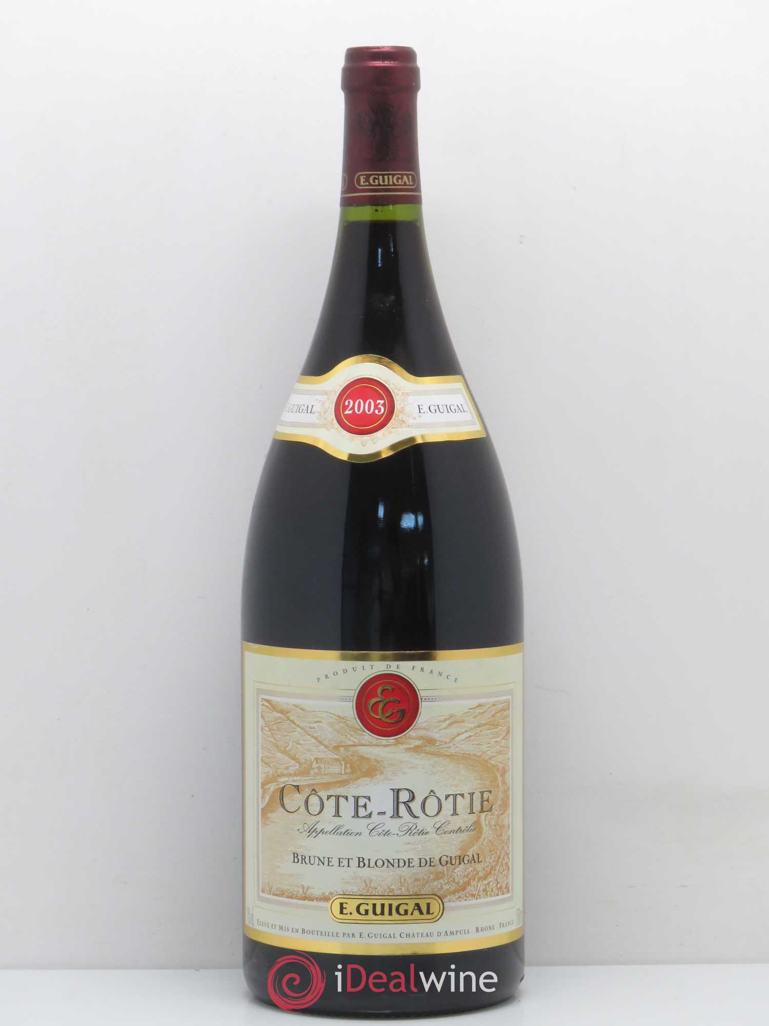 Côte-Rôtie Côtes Brune et Blonde Guigal 2003 - Lot de 1 magnum - 0