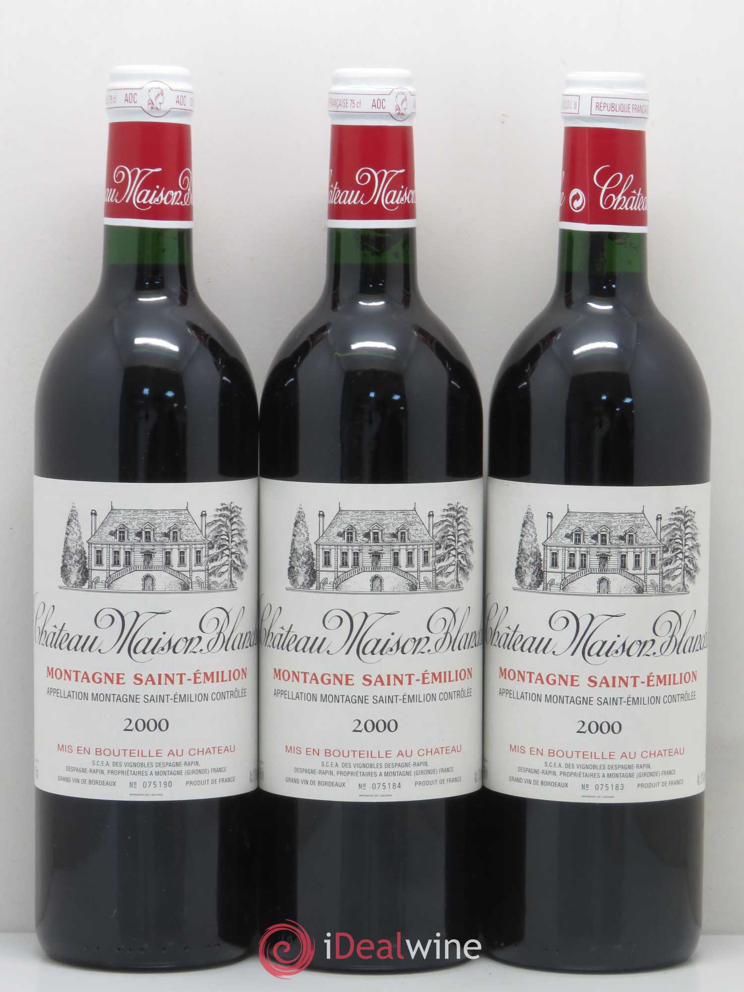 Château Maison Blanche 2000 - Lot de 12 bouteilles - 2