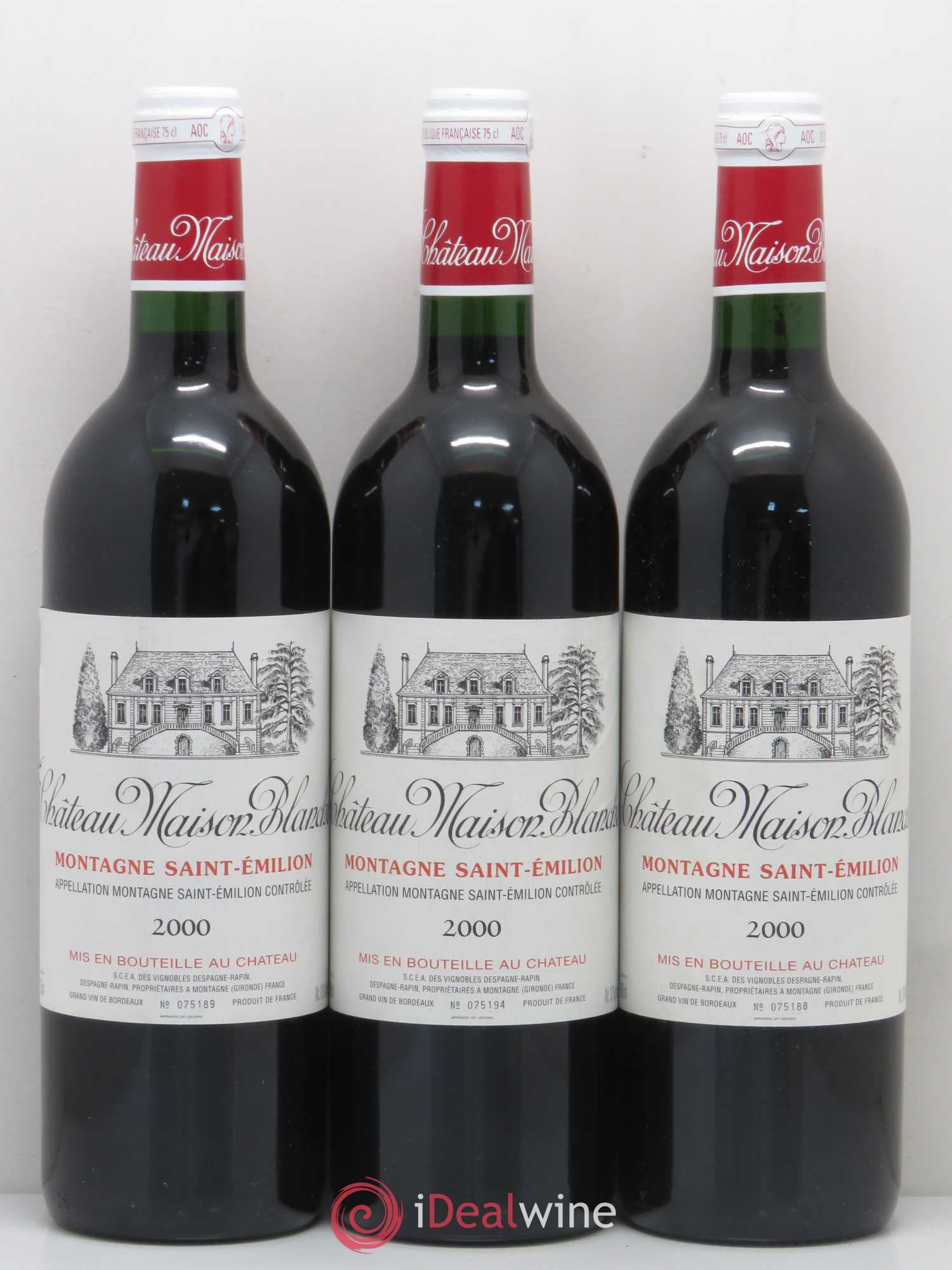 Château Maison Blanche 2000 - Lot de 12 bouteilles - 4