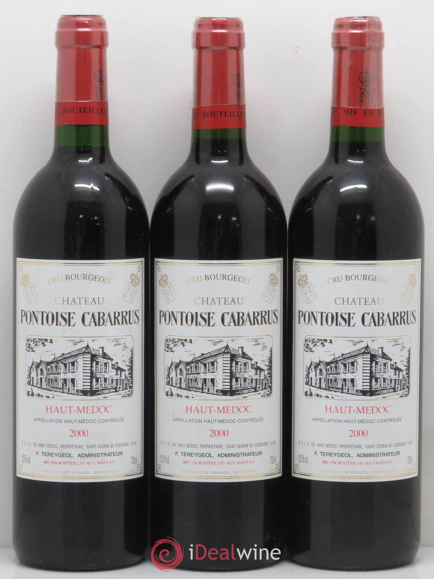 Château Pontoise Cabarrus Cru Bourgeois 2000 - Lot de 12 bouteilles - 3