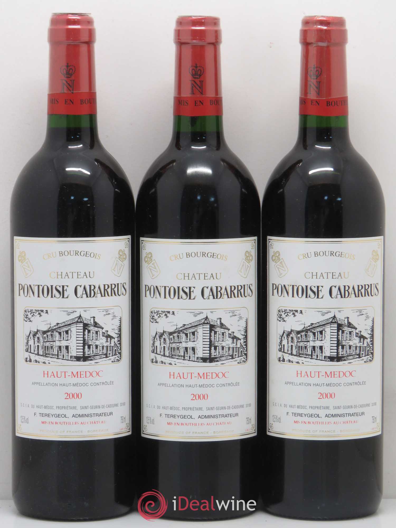Château Pontoise Cabarrus Cru Bourgeois 2000 - Lot de 12 bouteilles - 4