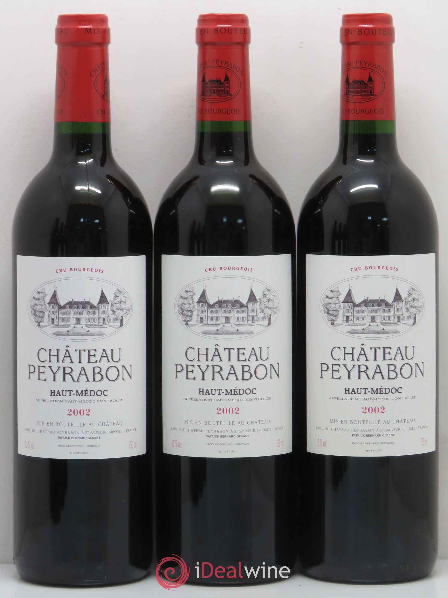 Château Peyrabon Cru Bourgeois (sans prix de réserve) 2002 - Lot de 12 bouteilles - 1