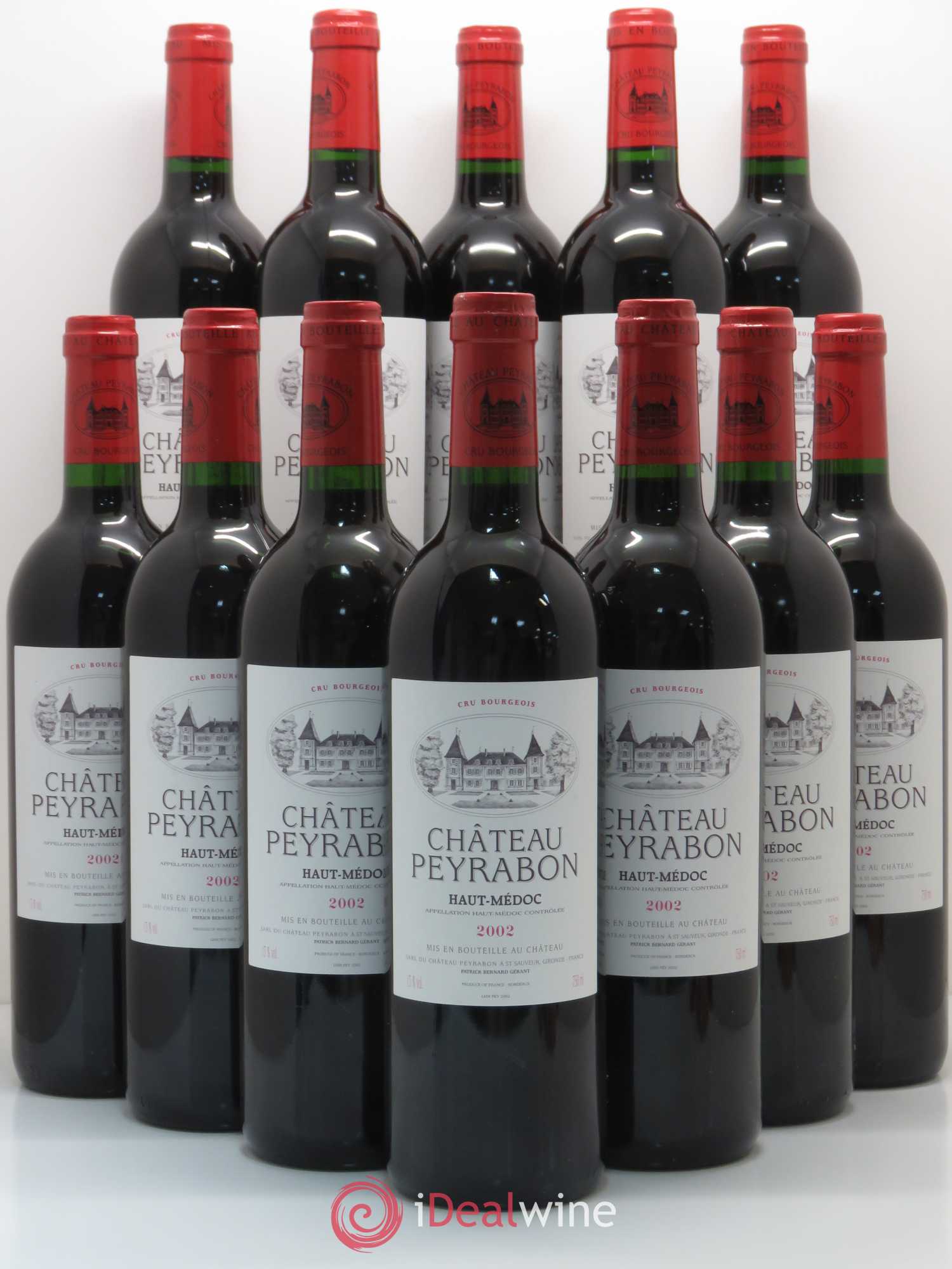 Château Peyrabon Cru Bourgeois (sans prix de réserve) 2002 - Lot de 12 bouteilles - 0