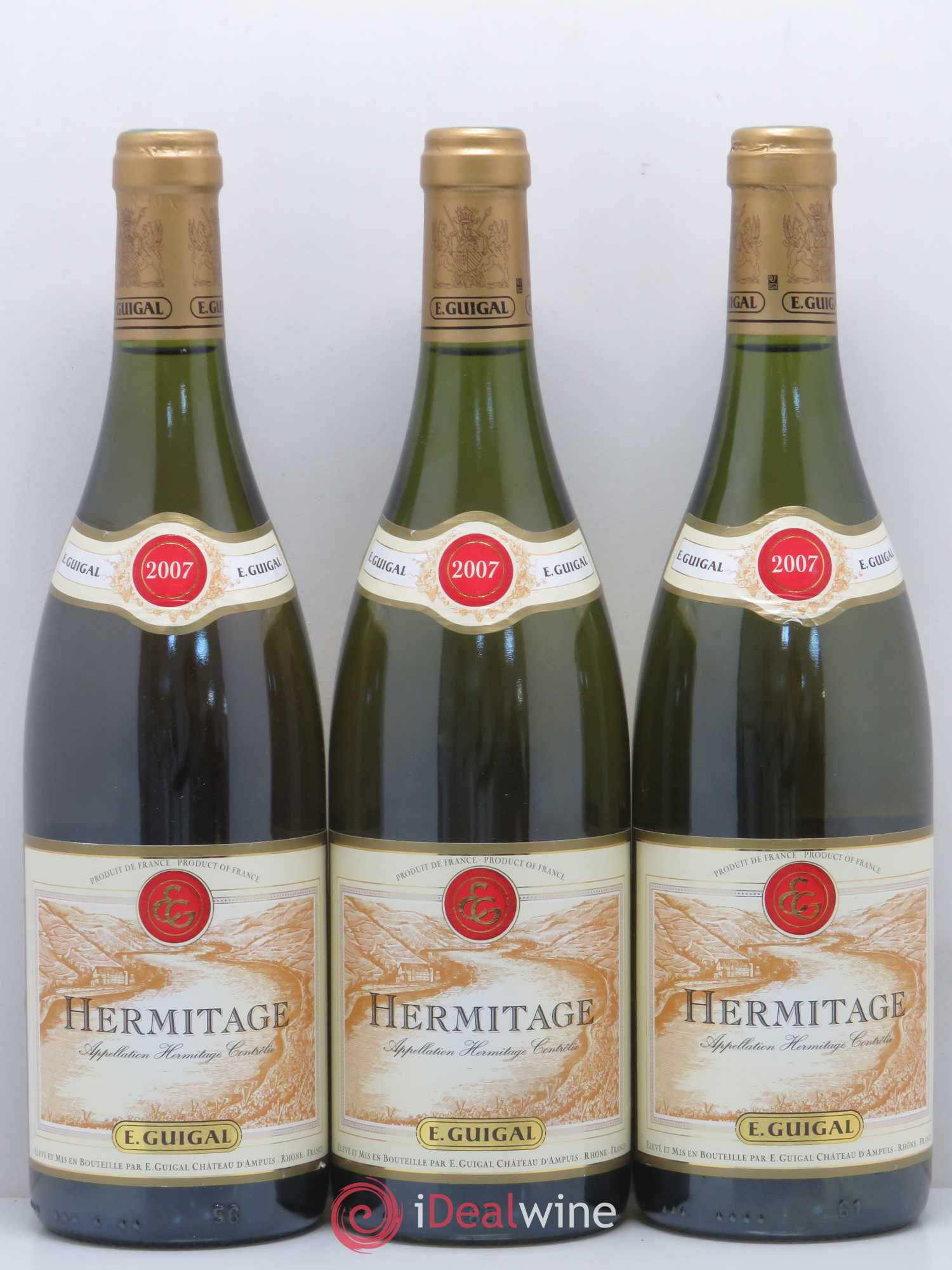 Hermitage Guigal 2007 - Lot de 3 bouteilles - 0