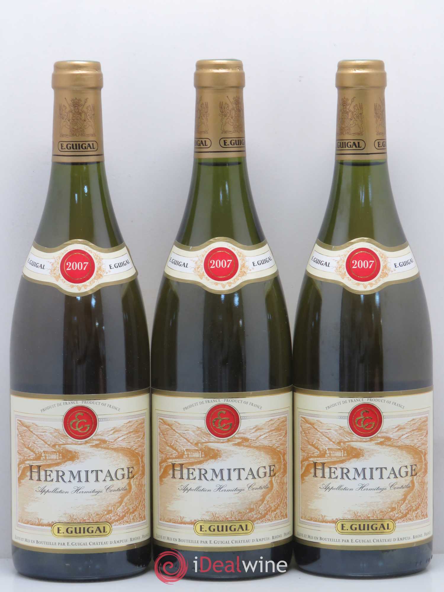 Hermitage Guigal 2007 - Lot de 3 bouteilles - 0