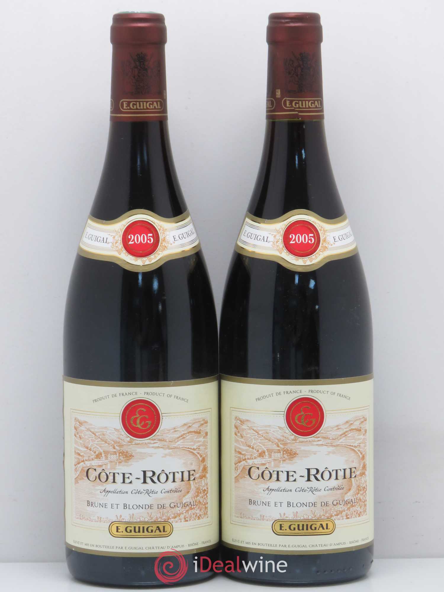 Côte-Rôtie Côtes Brune et Blonde Guigal 2005 - Lot de 2 bouteilles - 0