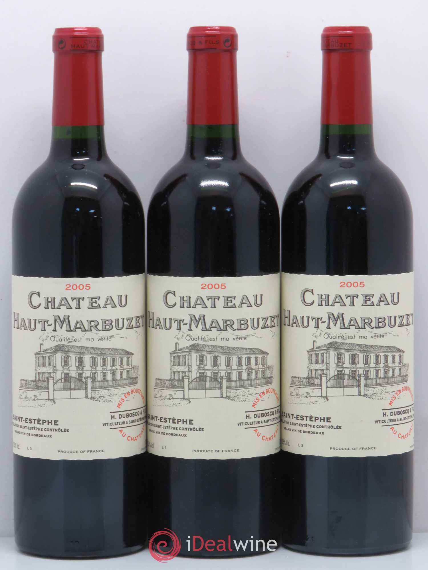 Château Haut Marbuzet 2005 - Lot de 12 bouteilles - 2