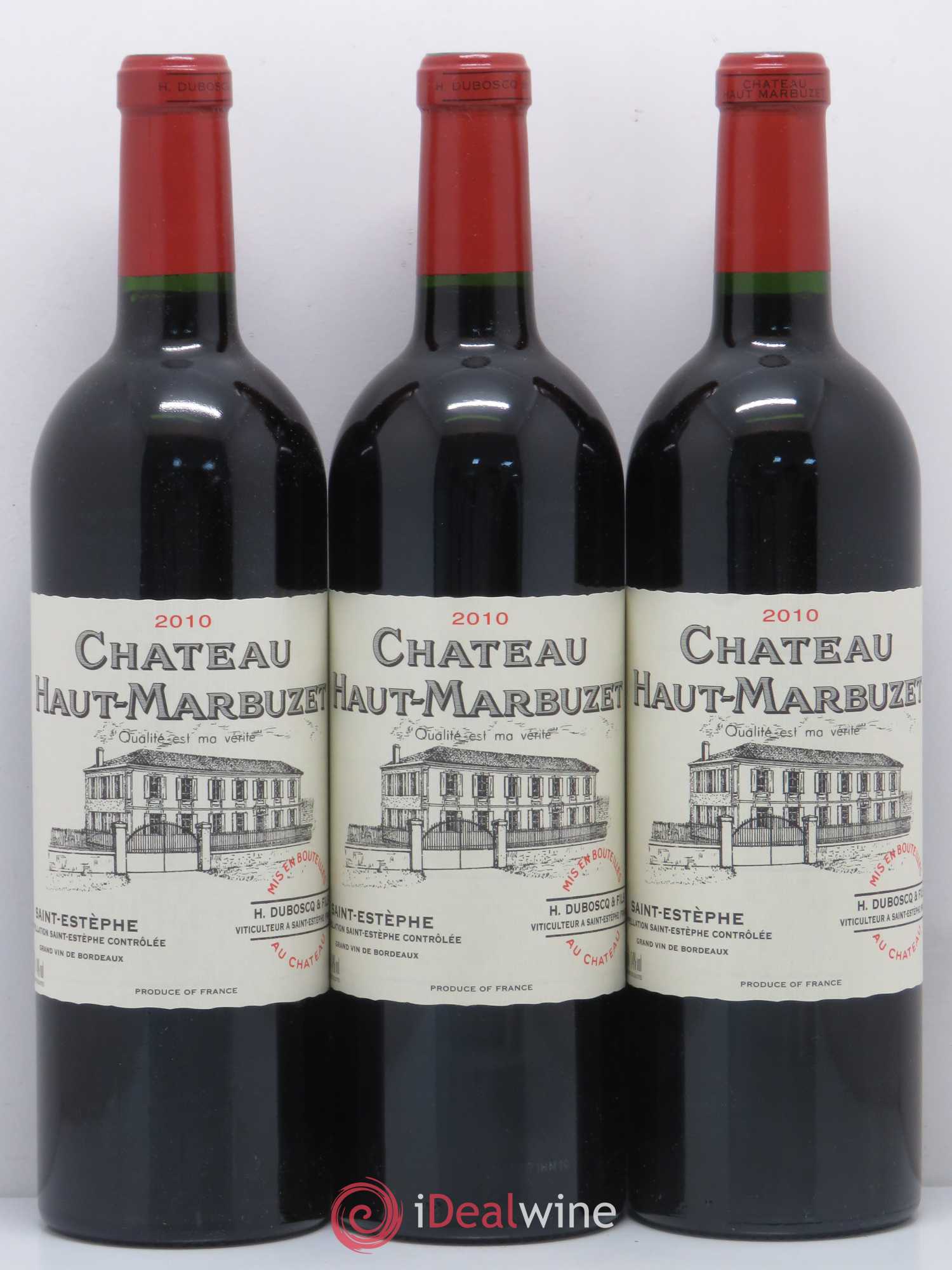 Château Haut Marbuzet 2010 - Lot de 6 bouteilles - 2