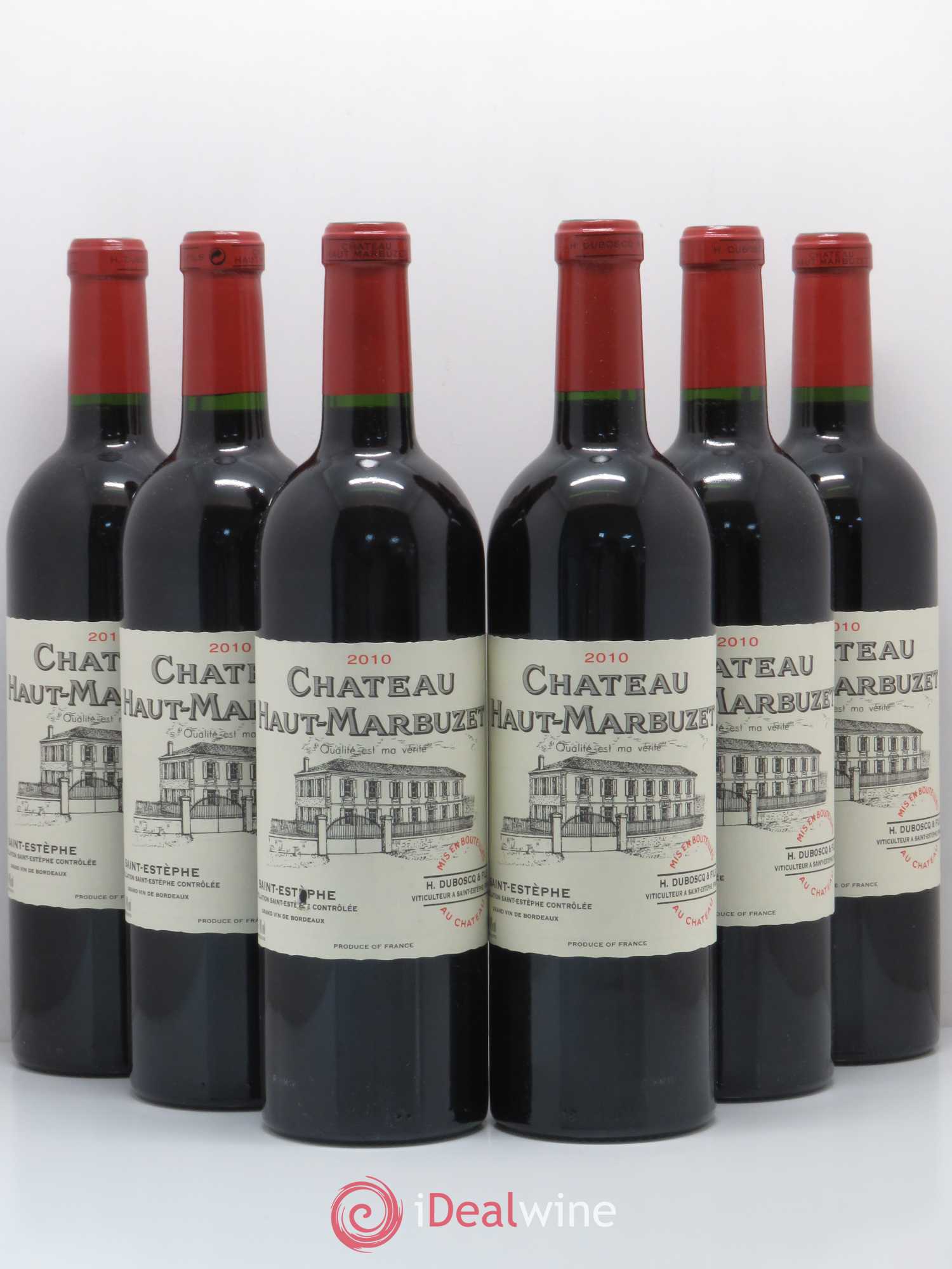 Château Haut Marbuzet 2010 - Lot de 6 bouteilles - 0