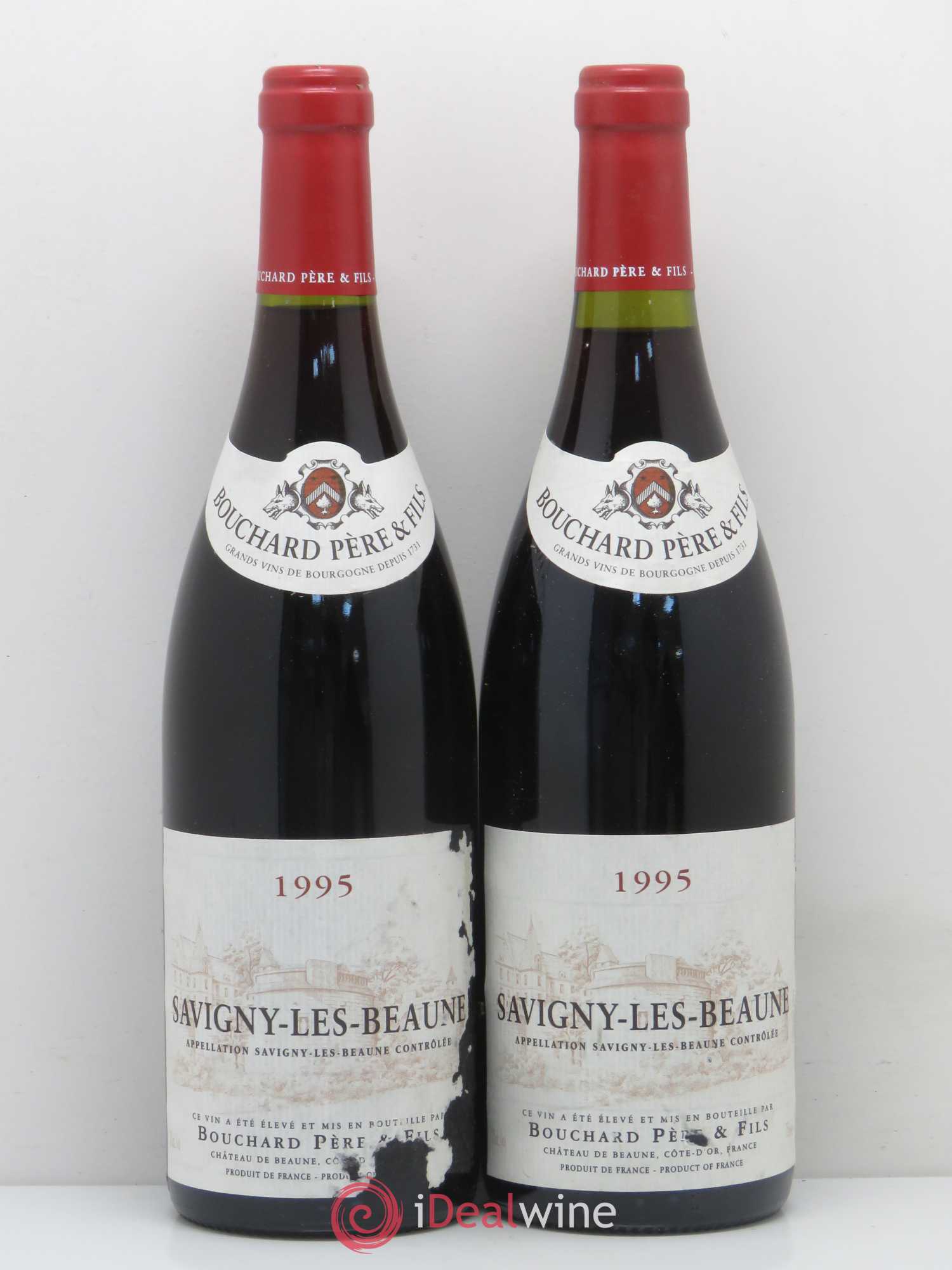 Savigny-lès-Beaune Bouchard Pere & Fils 1995 - Lot de 2 bouteilles - 0