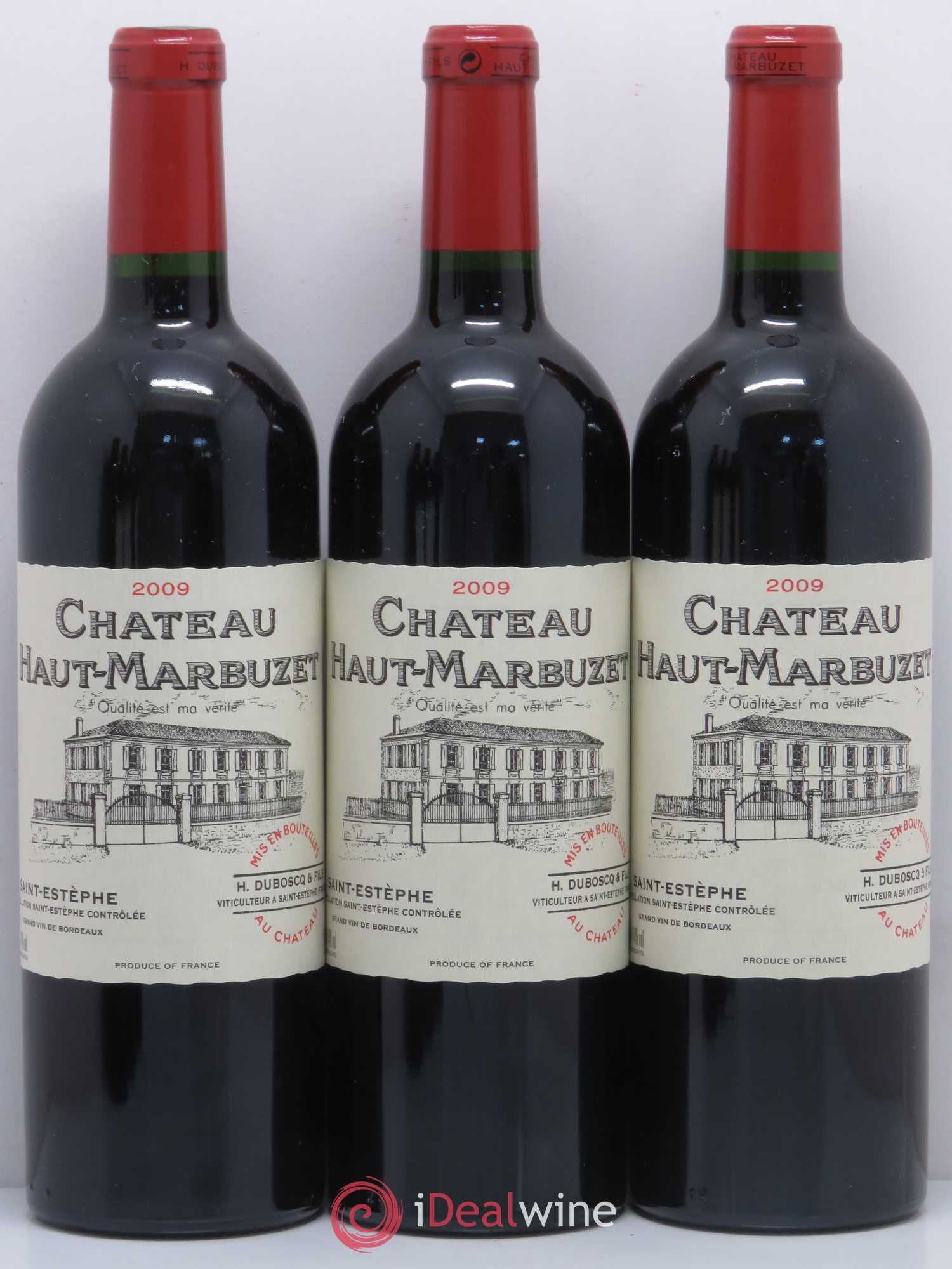 Château Haut Marbuzet 2009 - Lot de 12 bouteilles - 1