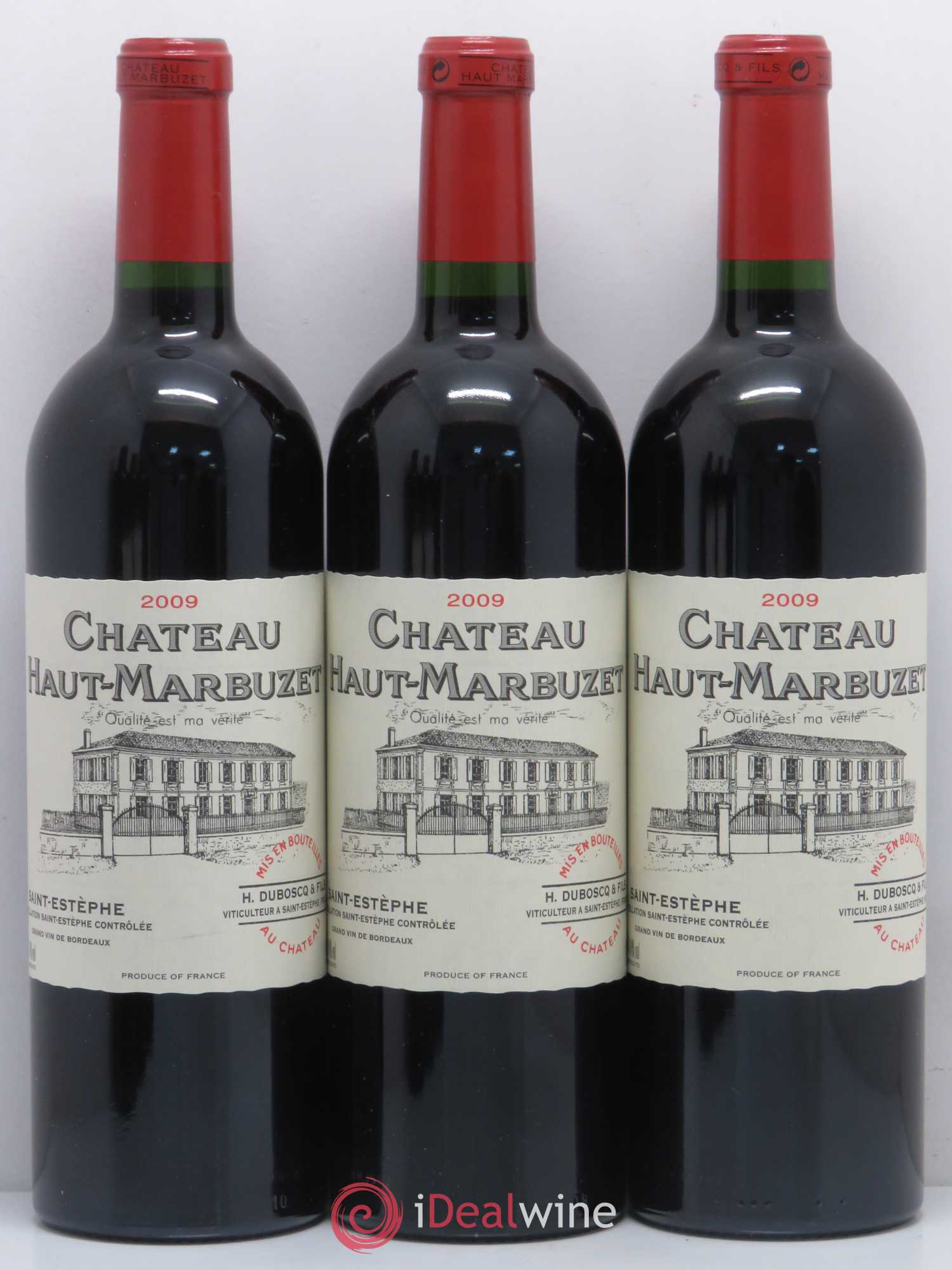 Château Haut Marbuzet 2009 - Lot de 12 bouteilles - 1