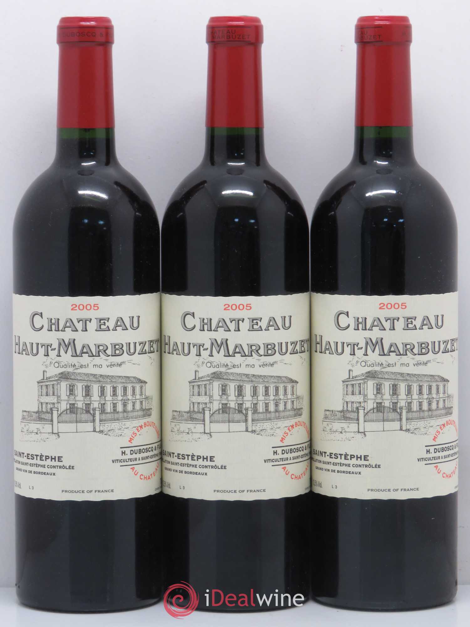 Château Haut Marbuzet 2005 - Lot de 12 bouteilles - 3