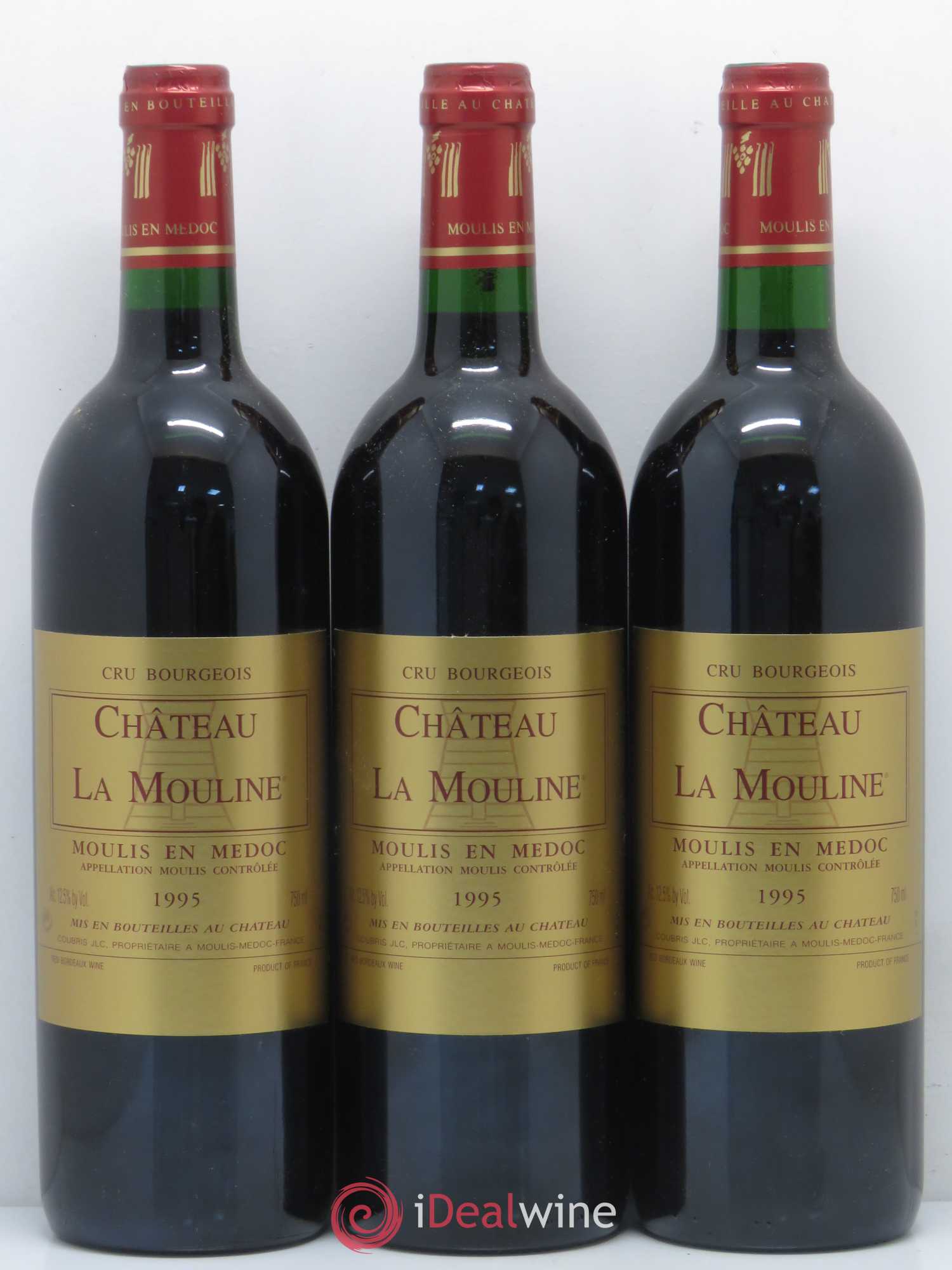 Moulis en Médoc Château La Mouline 1995 - Lot de 6 bouteilles - 2