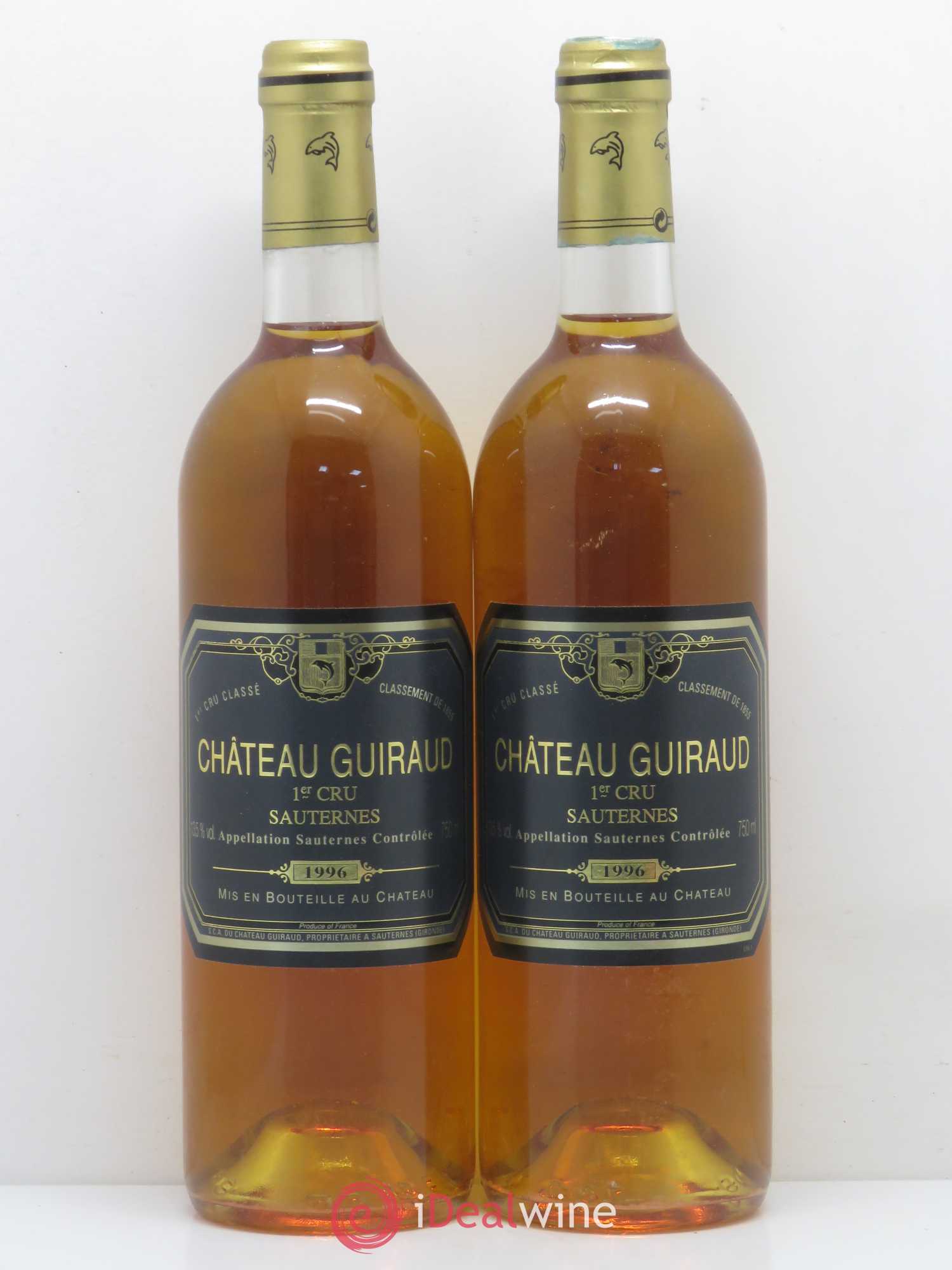 Sauternes Caisse Collection Sauternes et Barsac - 2 Château Rayne Vigneau - 2 Château Suduiraut - 2 Château de Malle - 2 Château Guiraud - 2 Château Doisy Védrines - 2 Château Myrat 1996 - Lotto di 12 bottiglie - 3
