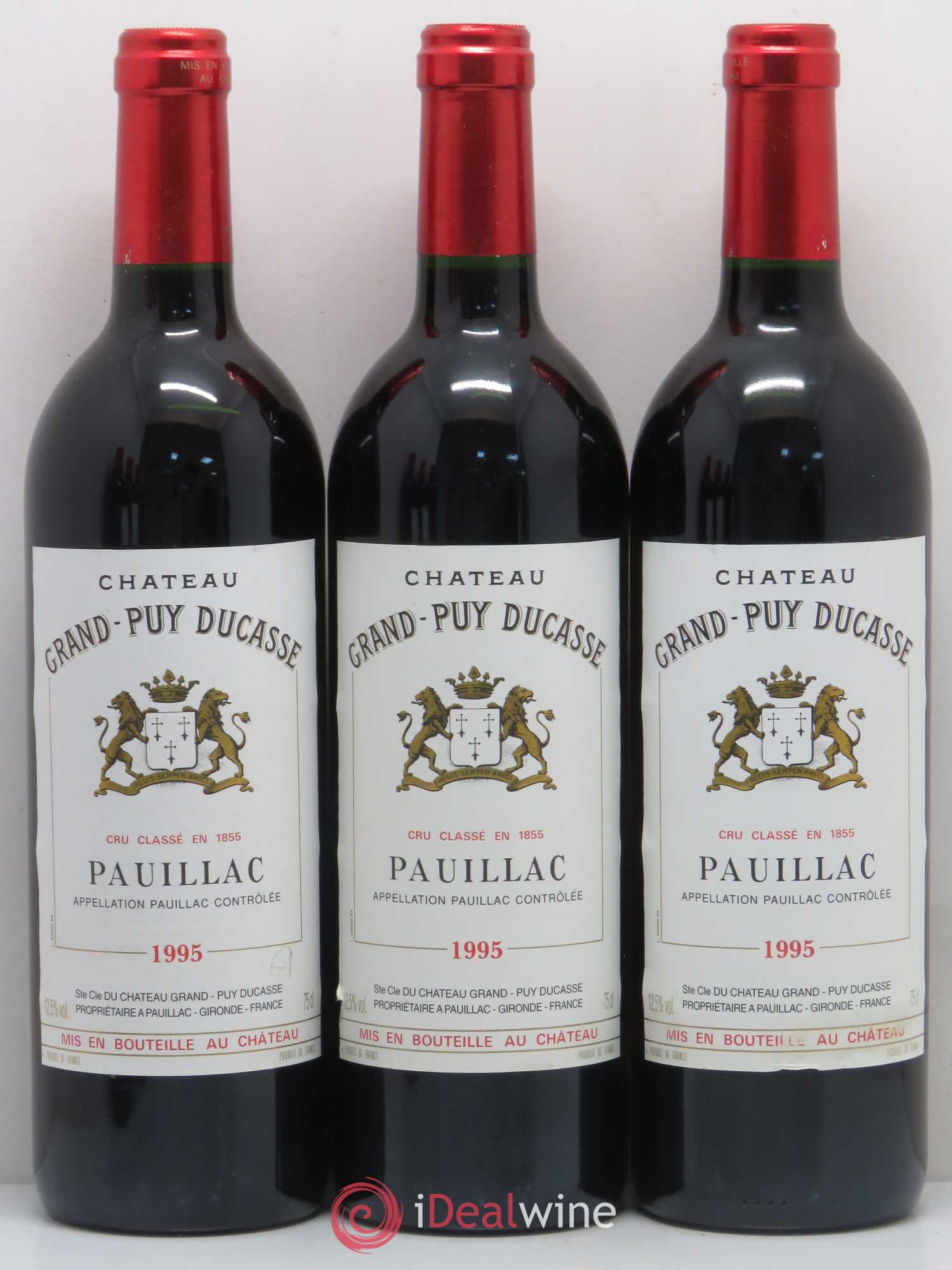 Château Grand Puy Ducasse 5ème Grand Cru Classé 1995 - Lot de 12 bouteilles - 1