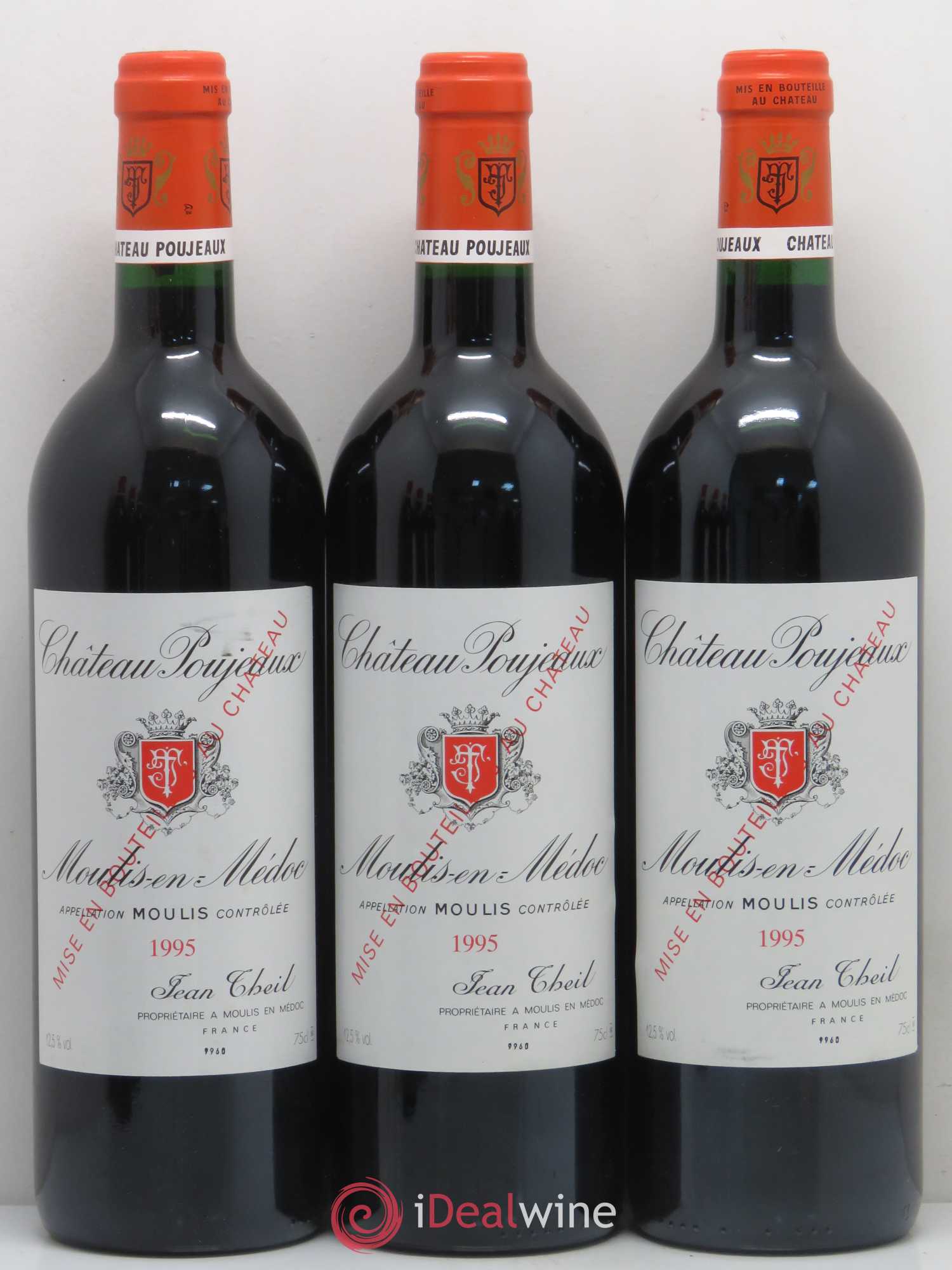 Château Poujeaux 1995 - Lot de 12 bouteilles - 1