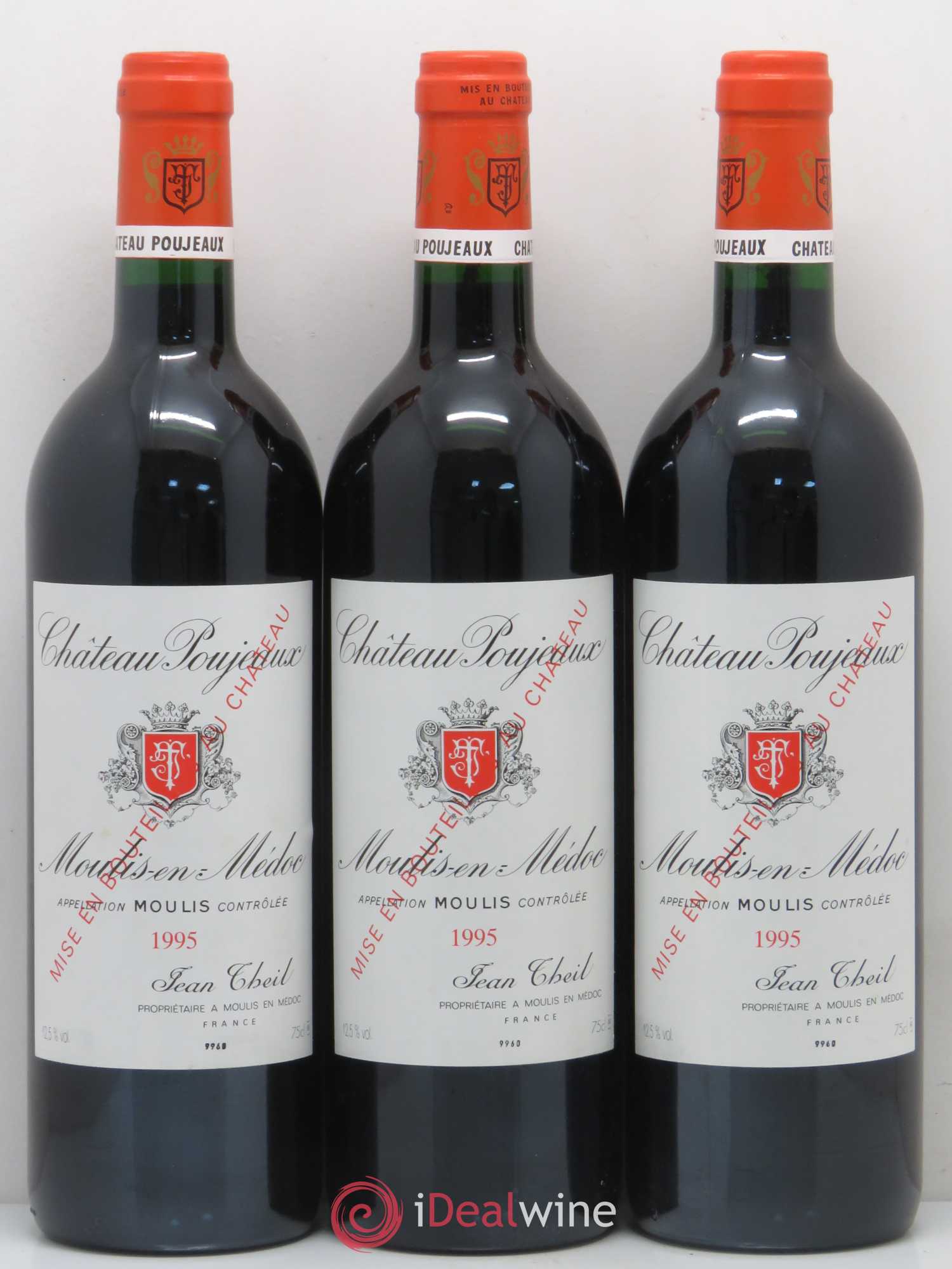Château Poujeaux 1995 - Lot de 12 bouteilles - 2