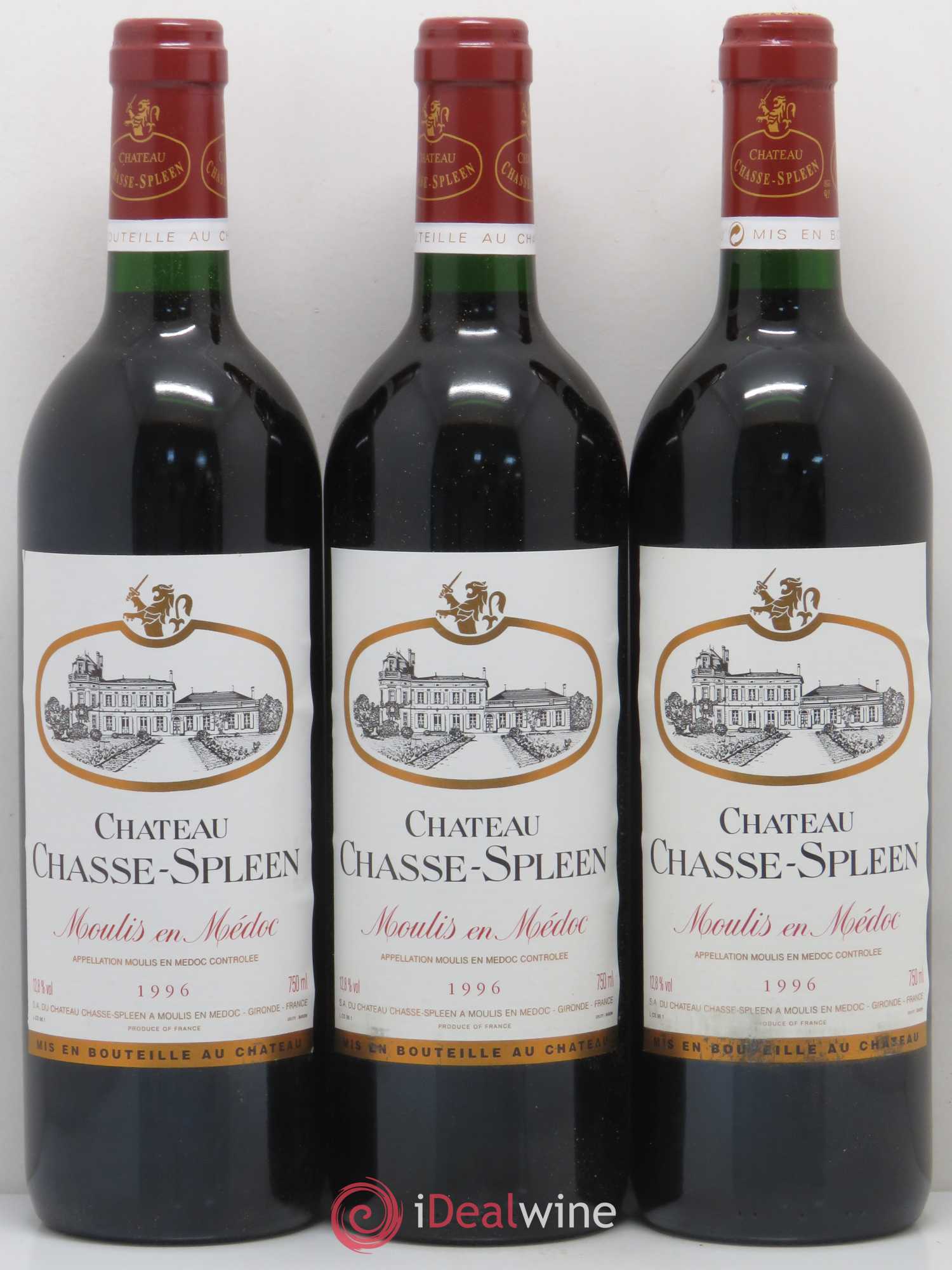 Château Chasse Spleen 1996 - Lot de 12 bouteilles - 3