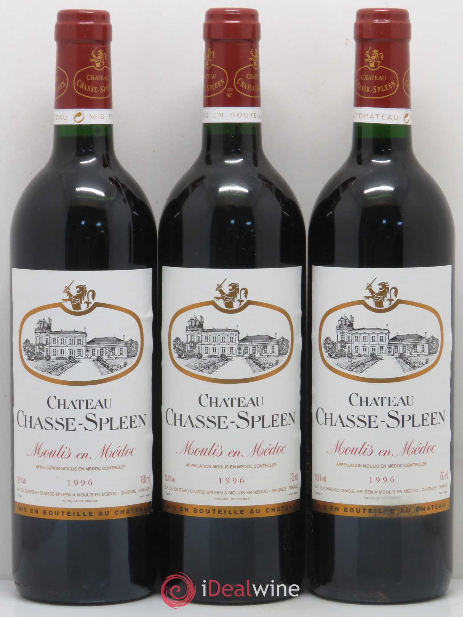 Château Chasse Spleen 1996 - Lot de 12 bouteilles - 4