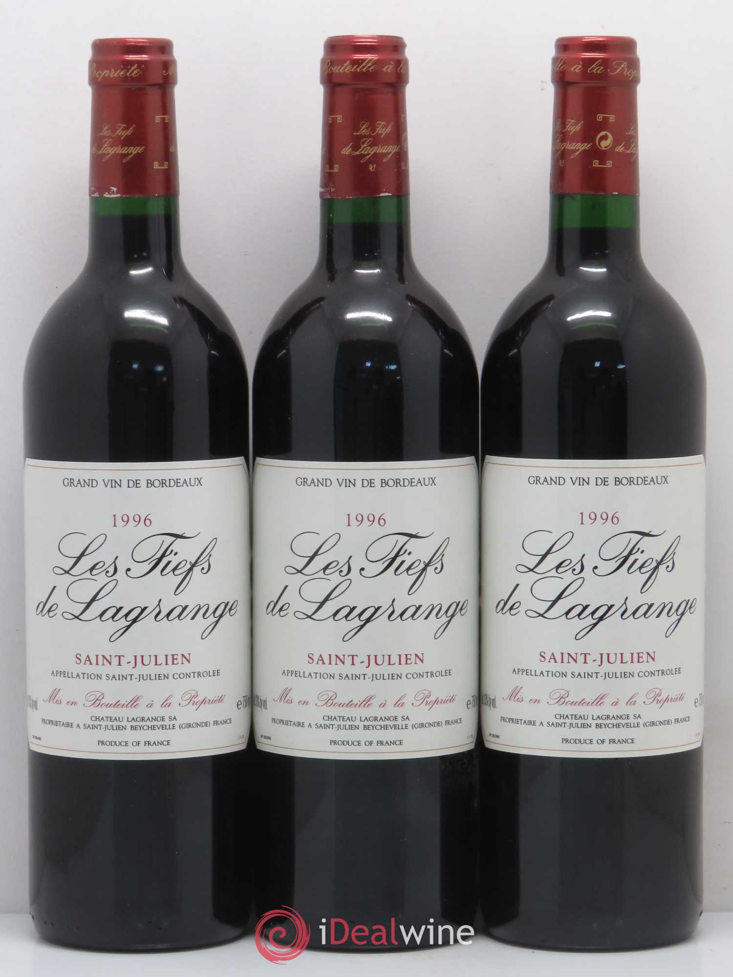 Les Fiefs de Lagrange Second Vin 1996 - Lot de 12 bouteilles - 3