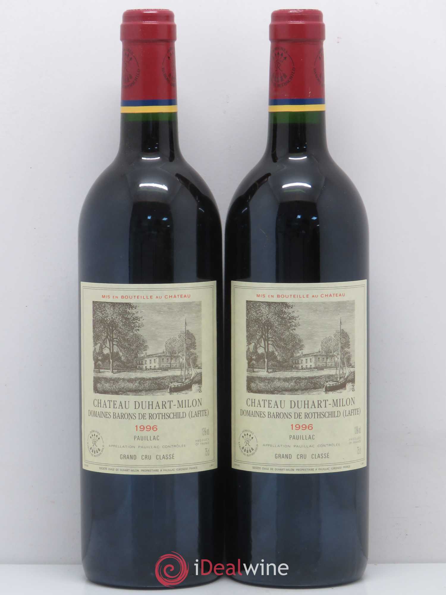 Château Duhart-Milon 4ème Grand Cru Classé 1996 - Lot de 2 bouteilles - 0