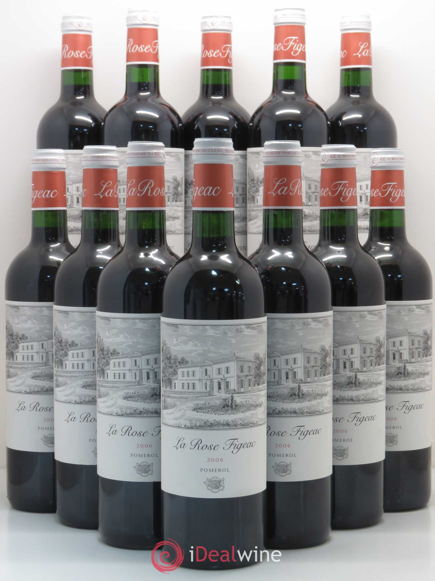 Château la Rose Figeac 2006 - Lot de 12 bouteilles - 0