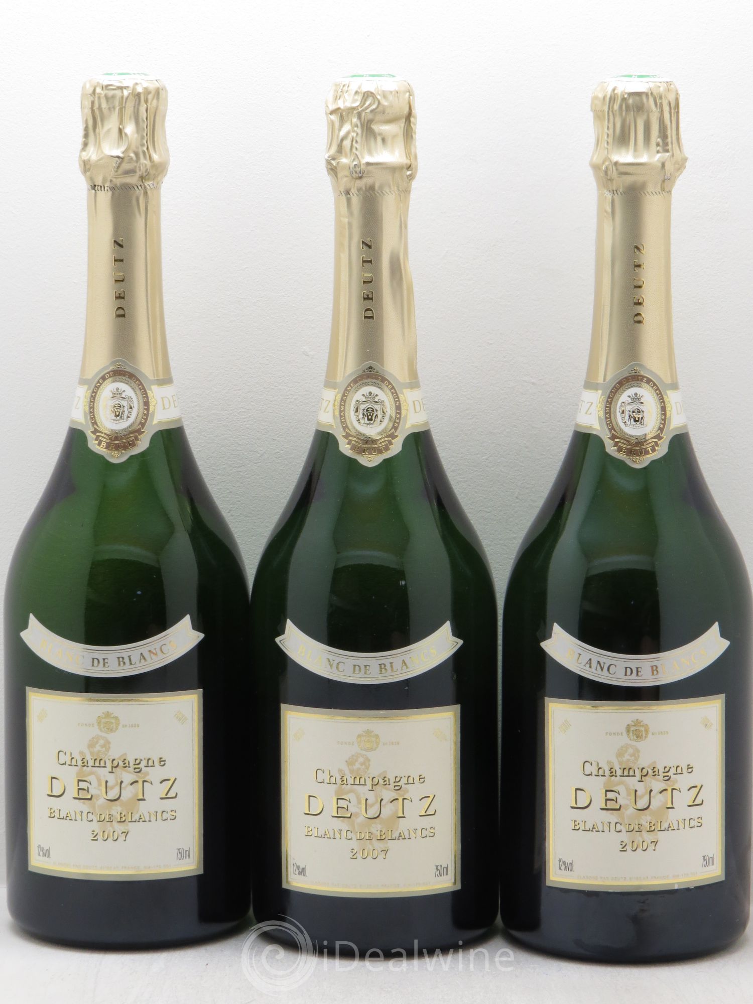 Blanc de Blancs Brut Deutz 2007 - Lot de 3 bouteilles - 0