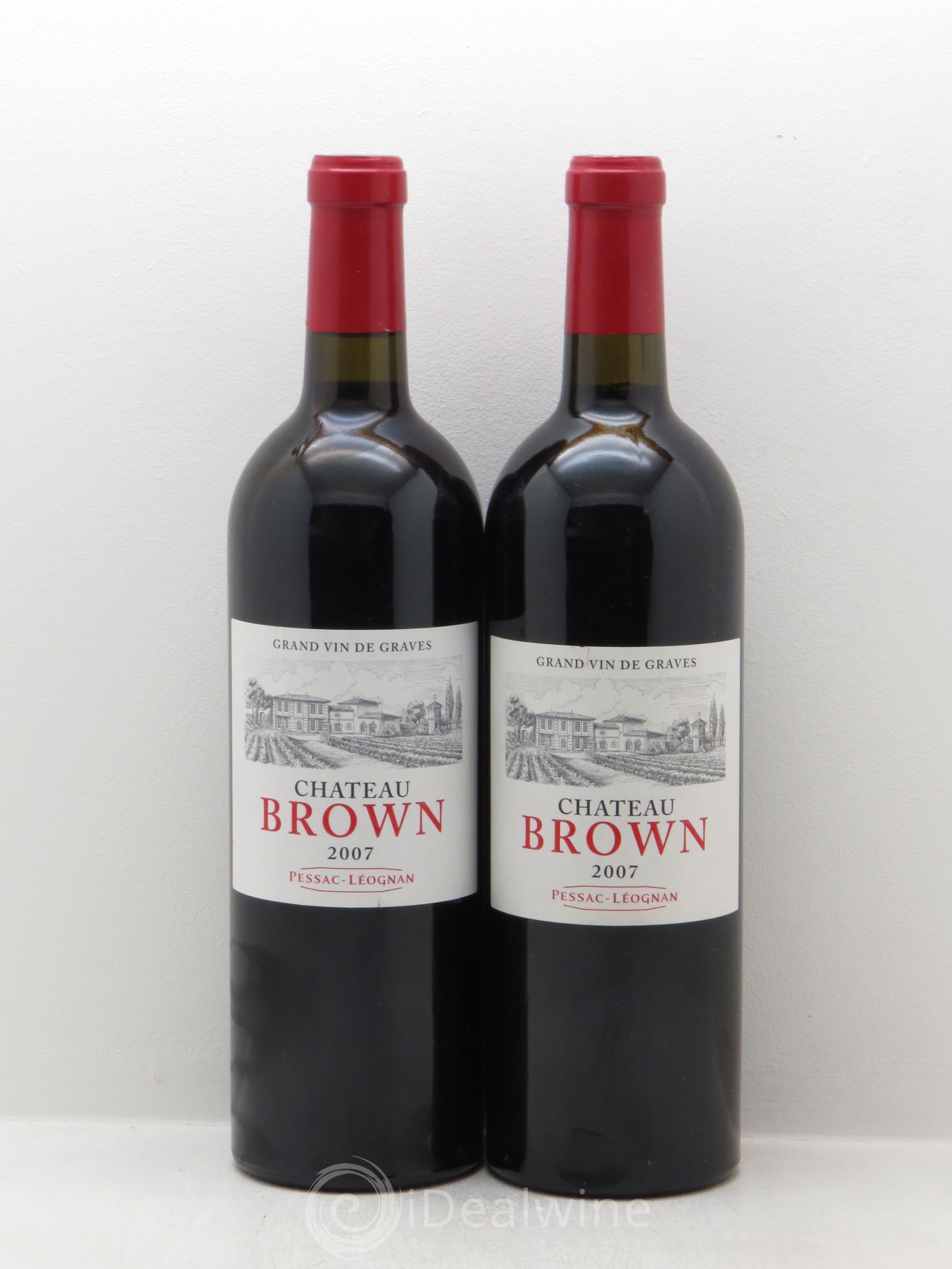 Château Brown 2007 - Lot de 2 bouteilles - 0