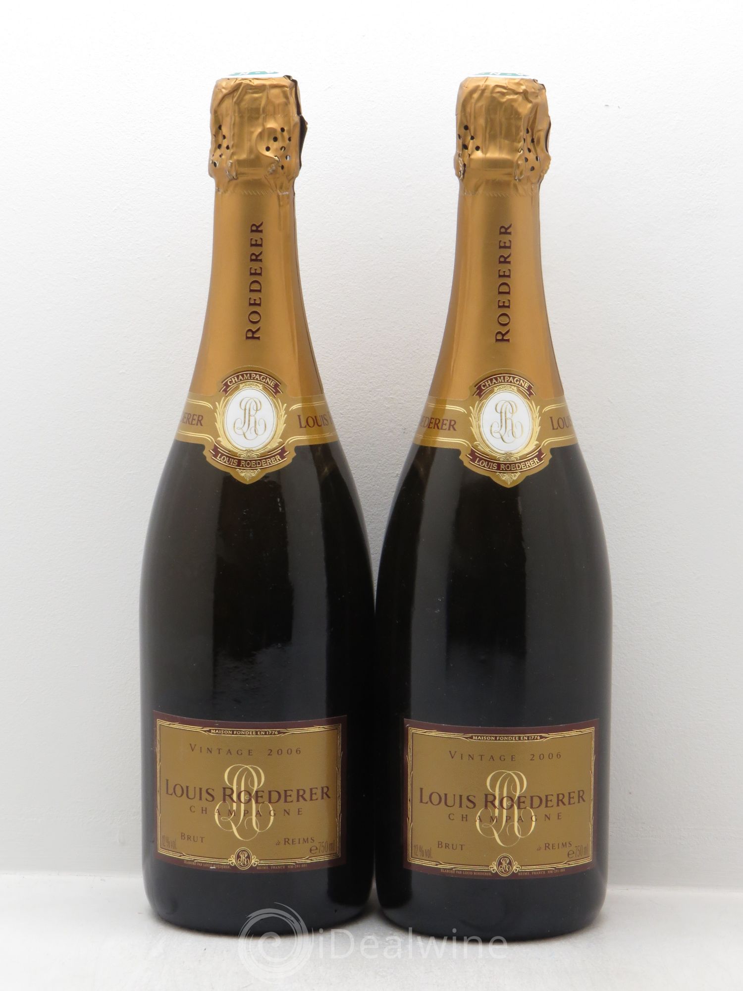 Millésimé Brut Louis Roederer 2006 - Lot de 2 bouteilles - 0