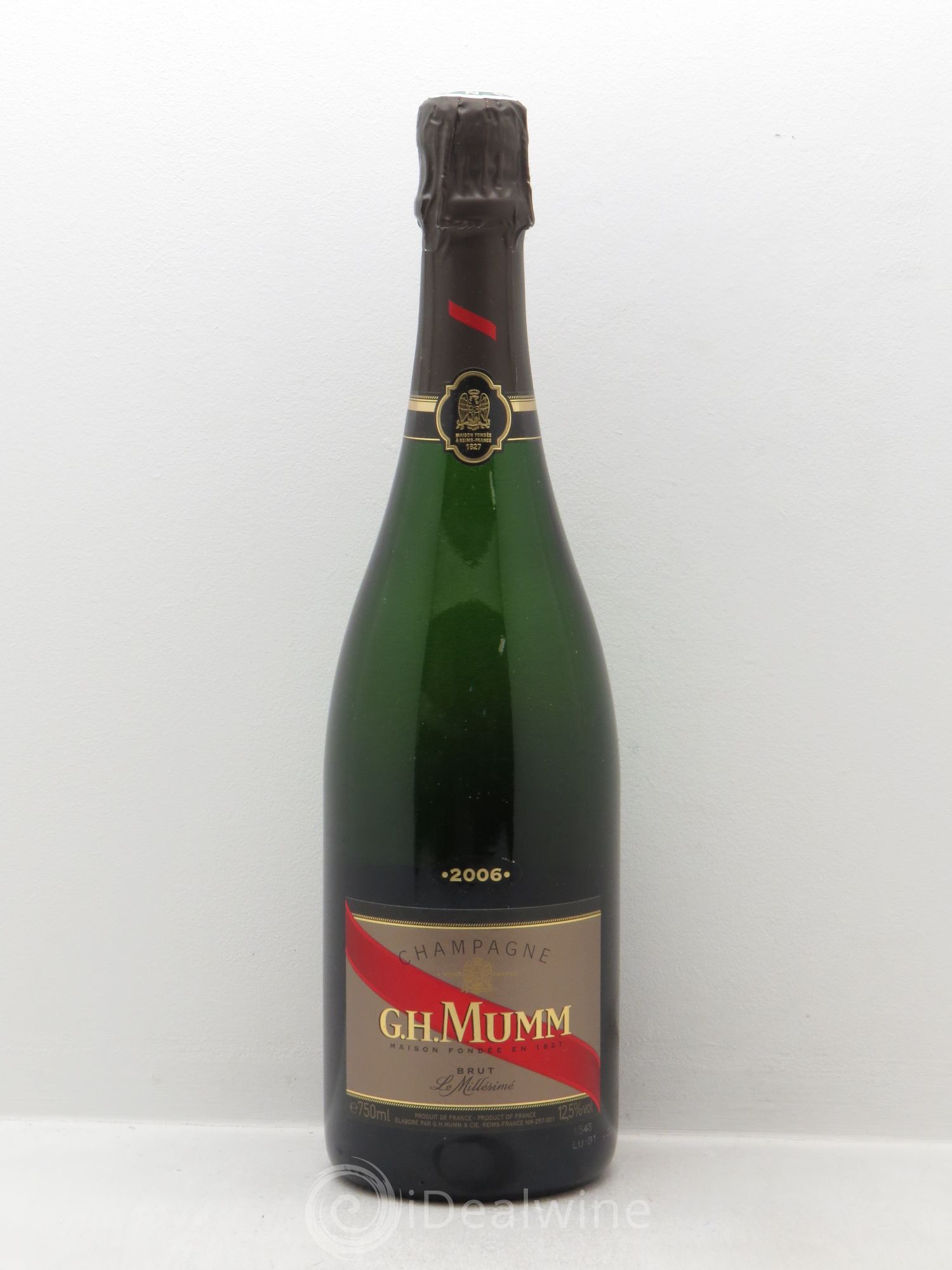 Champagne Mumm Brut 2006 - Lot de 1 bouteille - 0
