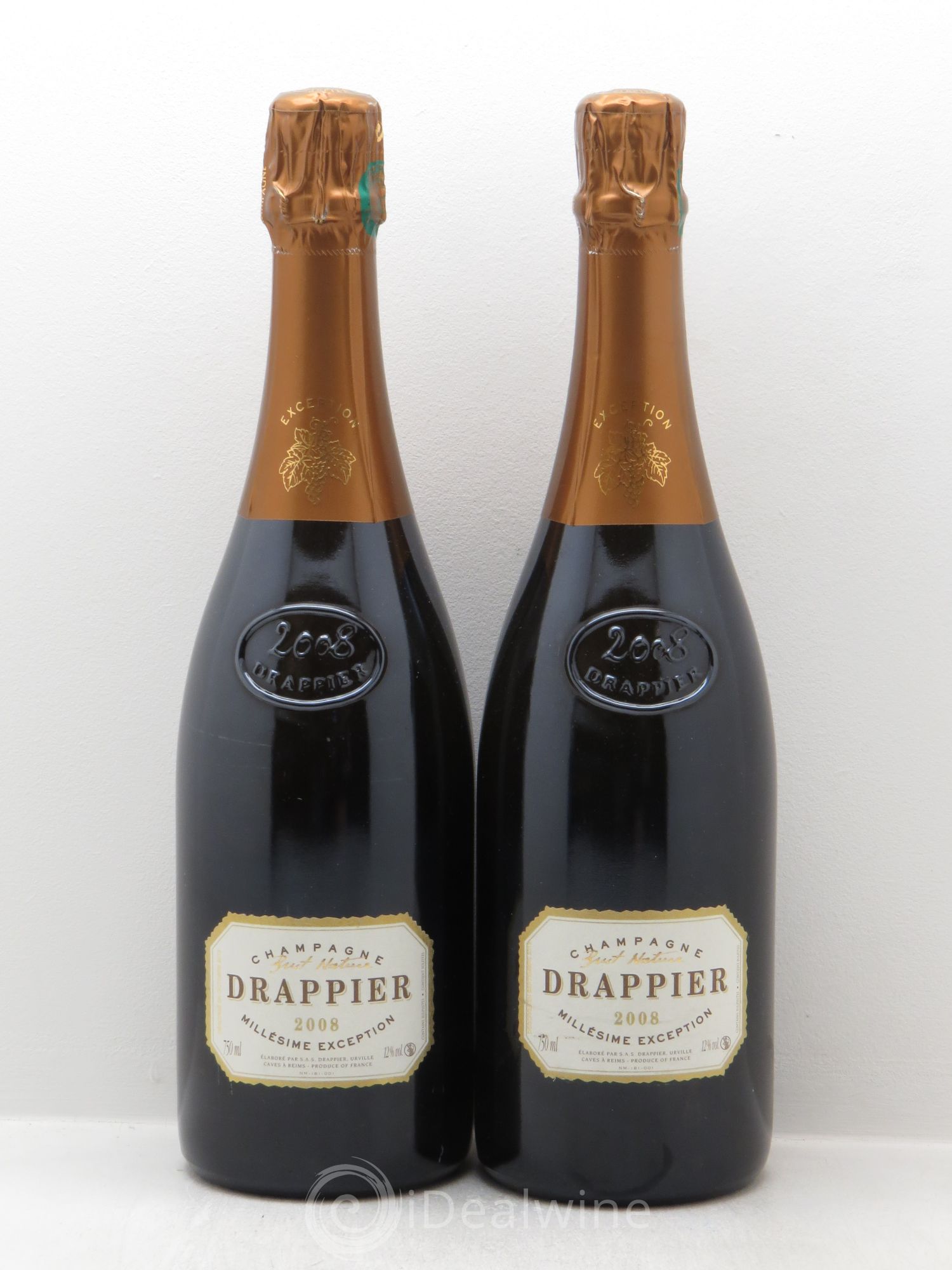 Brut Nature Drappier 2008 - Lot de 2 bouteilles - 0