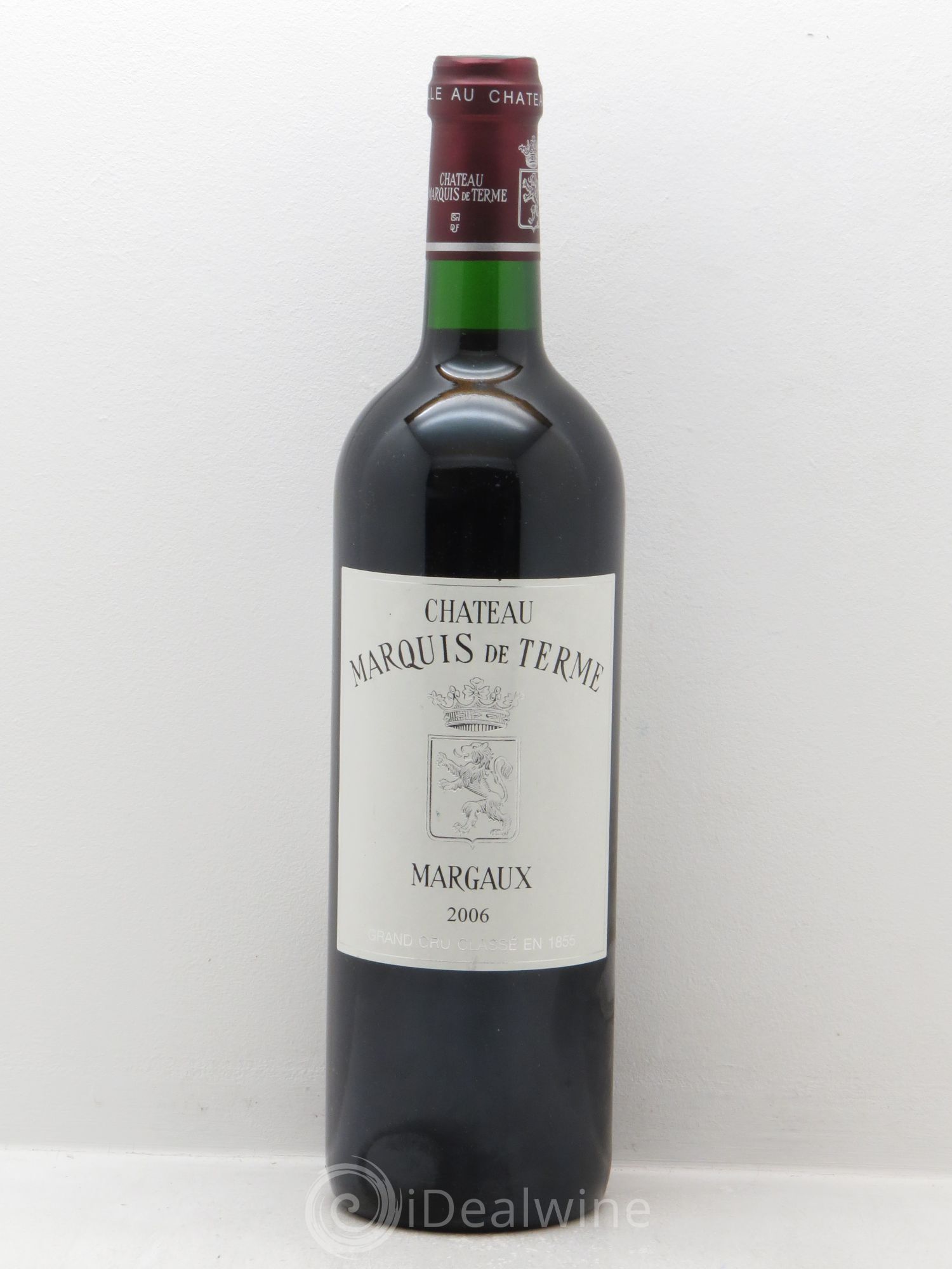 Château Marquis de Terme 4ème Grand Cru Classé 2006 - Lot de 1 bouteille - 0