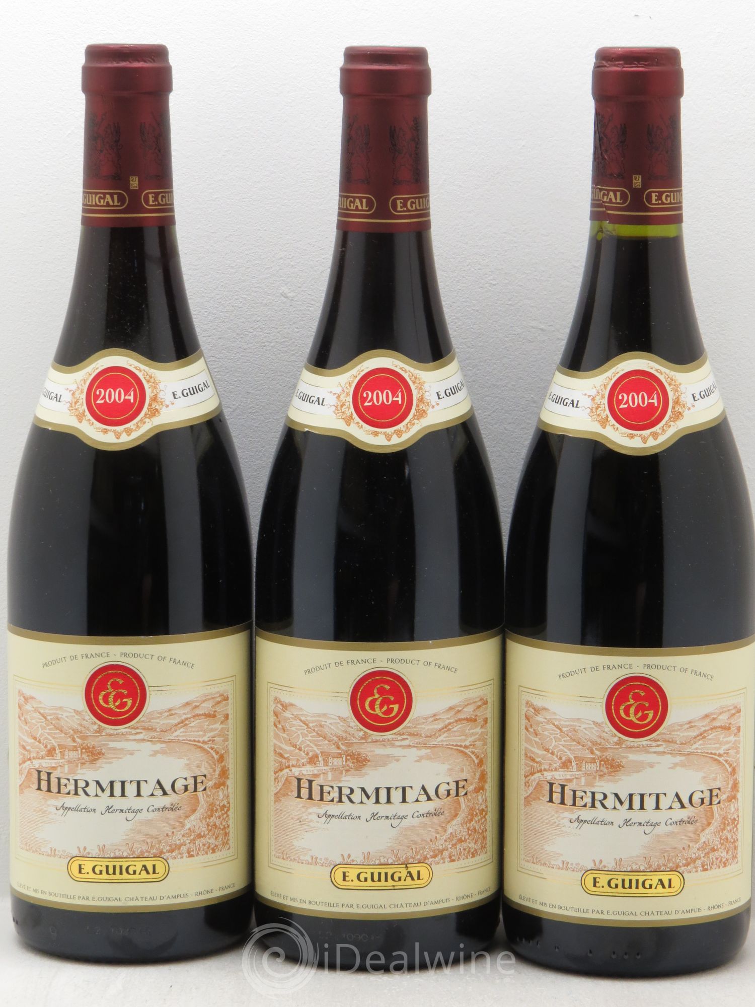 Hermitage Guigal 2004 - Lot de 3 bouteilles - 0