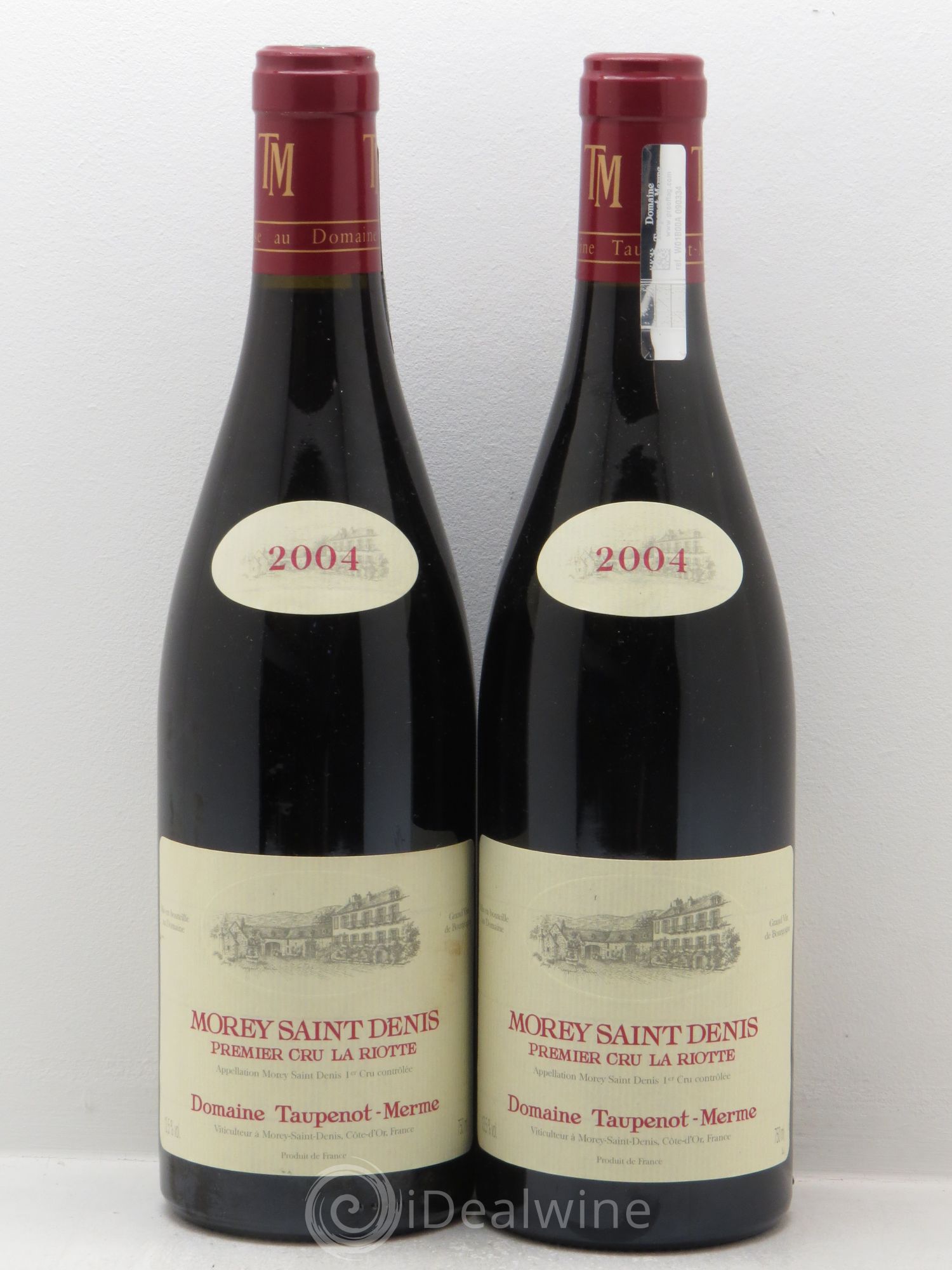 Morey-Saint-Denis 1er Cru Taupenot Merme 2004 - Lot de 2 bouteilles - 0