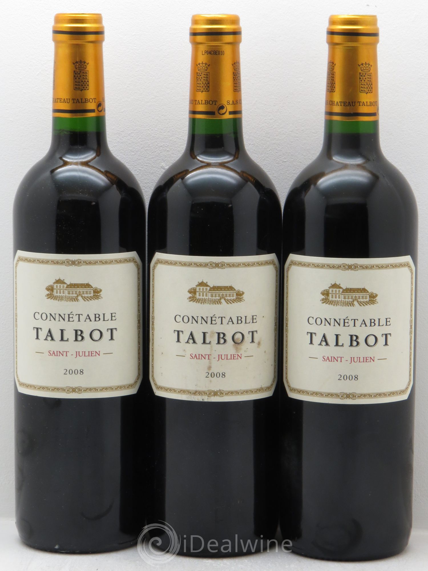 Connétable de Talbot Second Vin 2008 - Posten von 3 Flaschen - 0