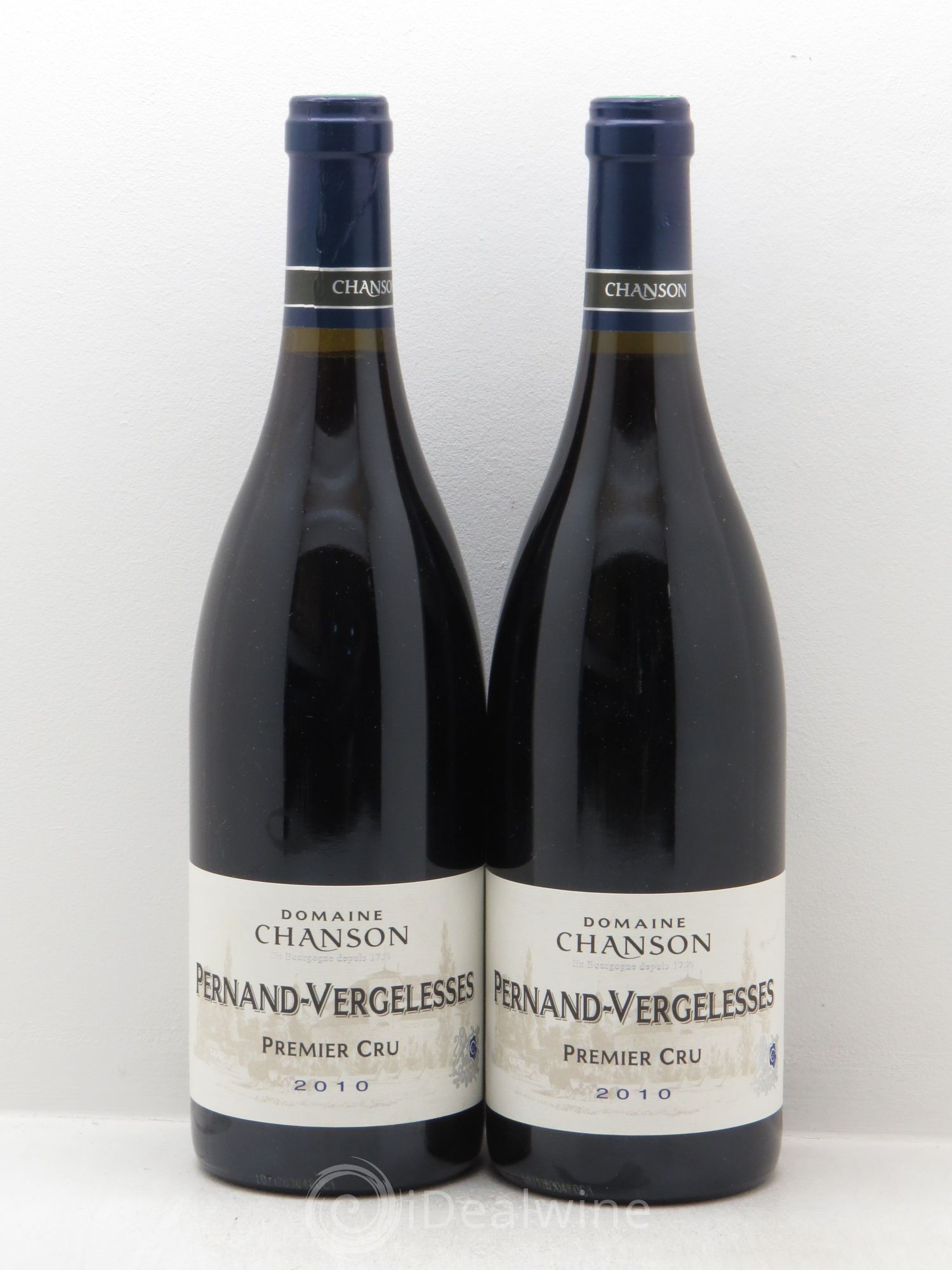 Pernand-Vergelesses 1er Cru Domaine Chanson 2010 - Lot de 2 bouteilles - 0