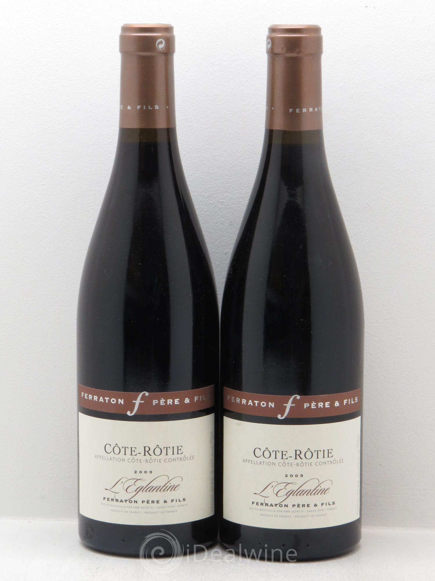 Côte-Rôtie l'Eglantine Ferraton P et F 2009 - Posten von 2 Flaschen - 0