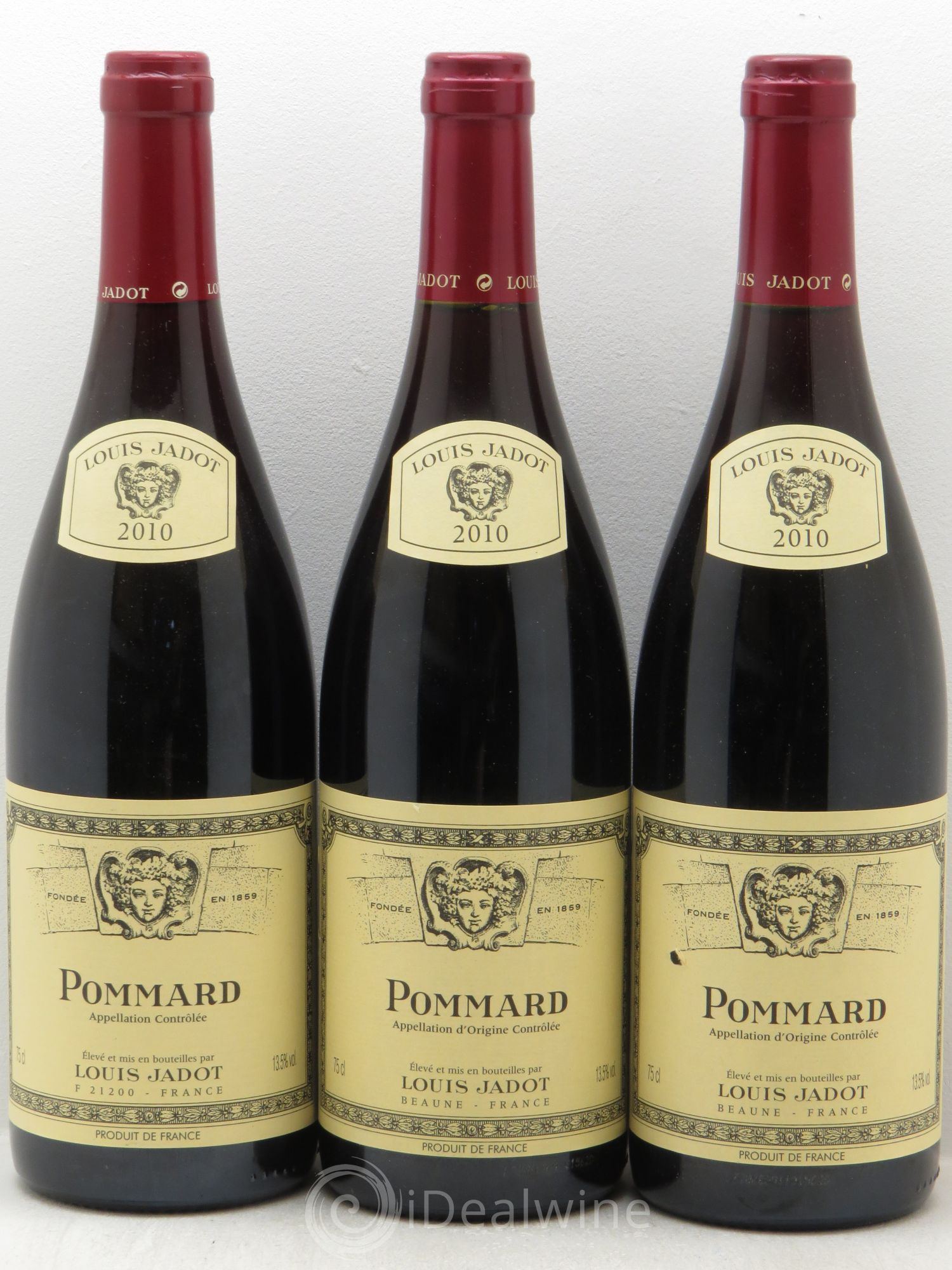 Pommard L.Jadot 2010 - Lot de 3 bouteilles - 0