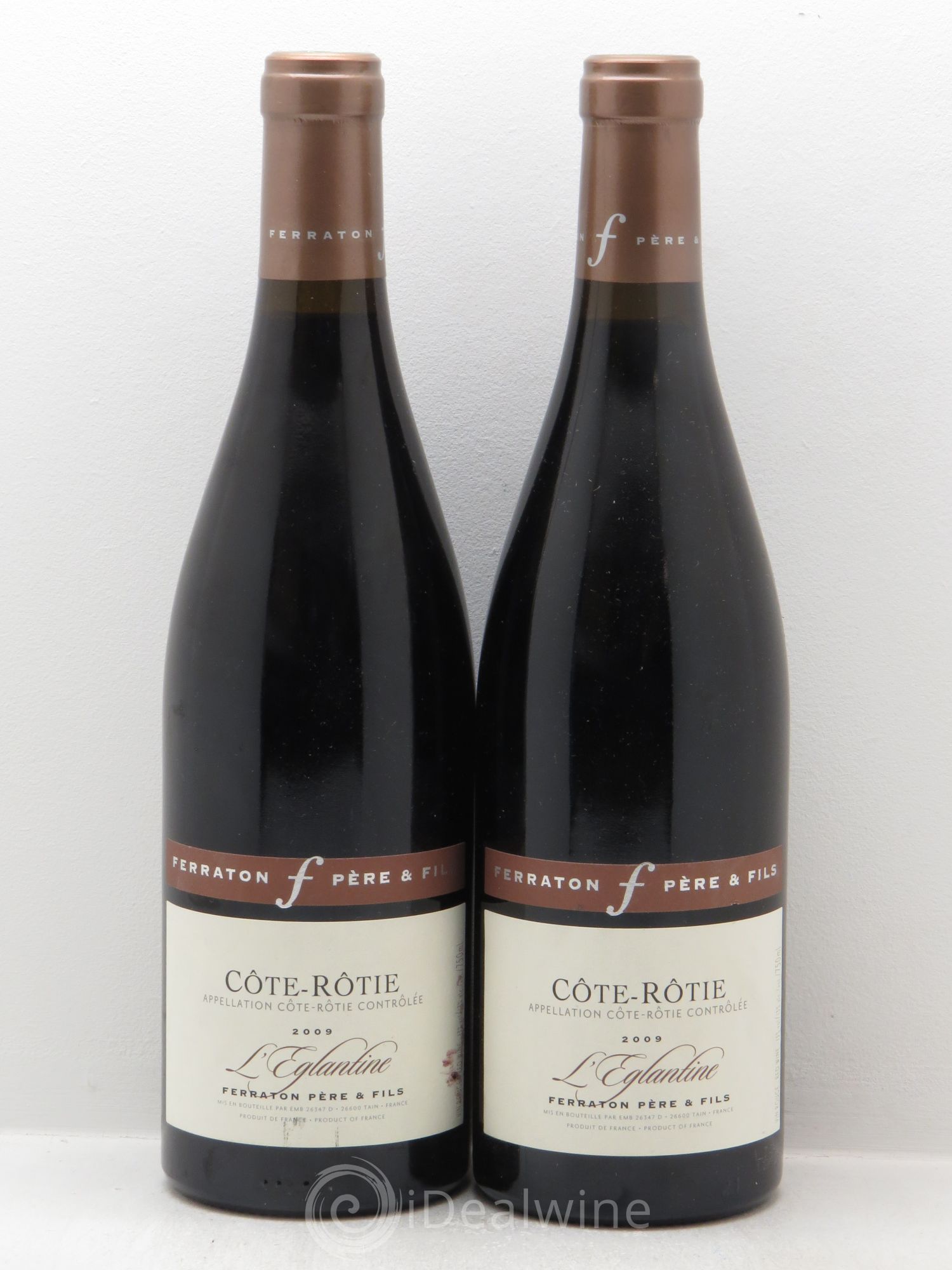 Côte-Rôtie l'Eglantine Ferraton P et F 2009 - Posten von 2 Flaschen - 0