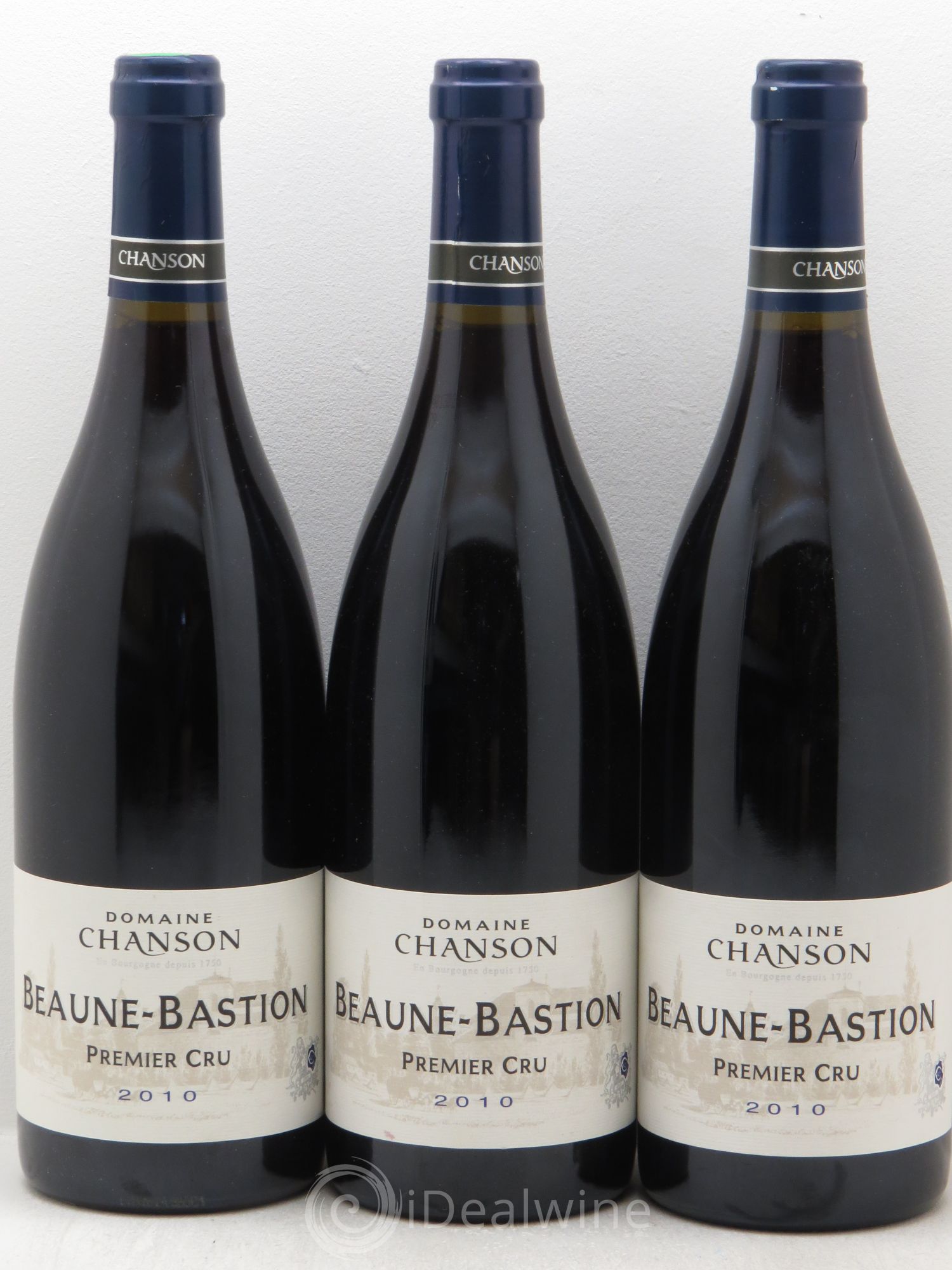 Beaune 1er Cru Bastion - Chanson 2010 - Posten von 3 Flaschen - 0