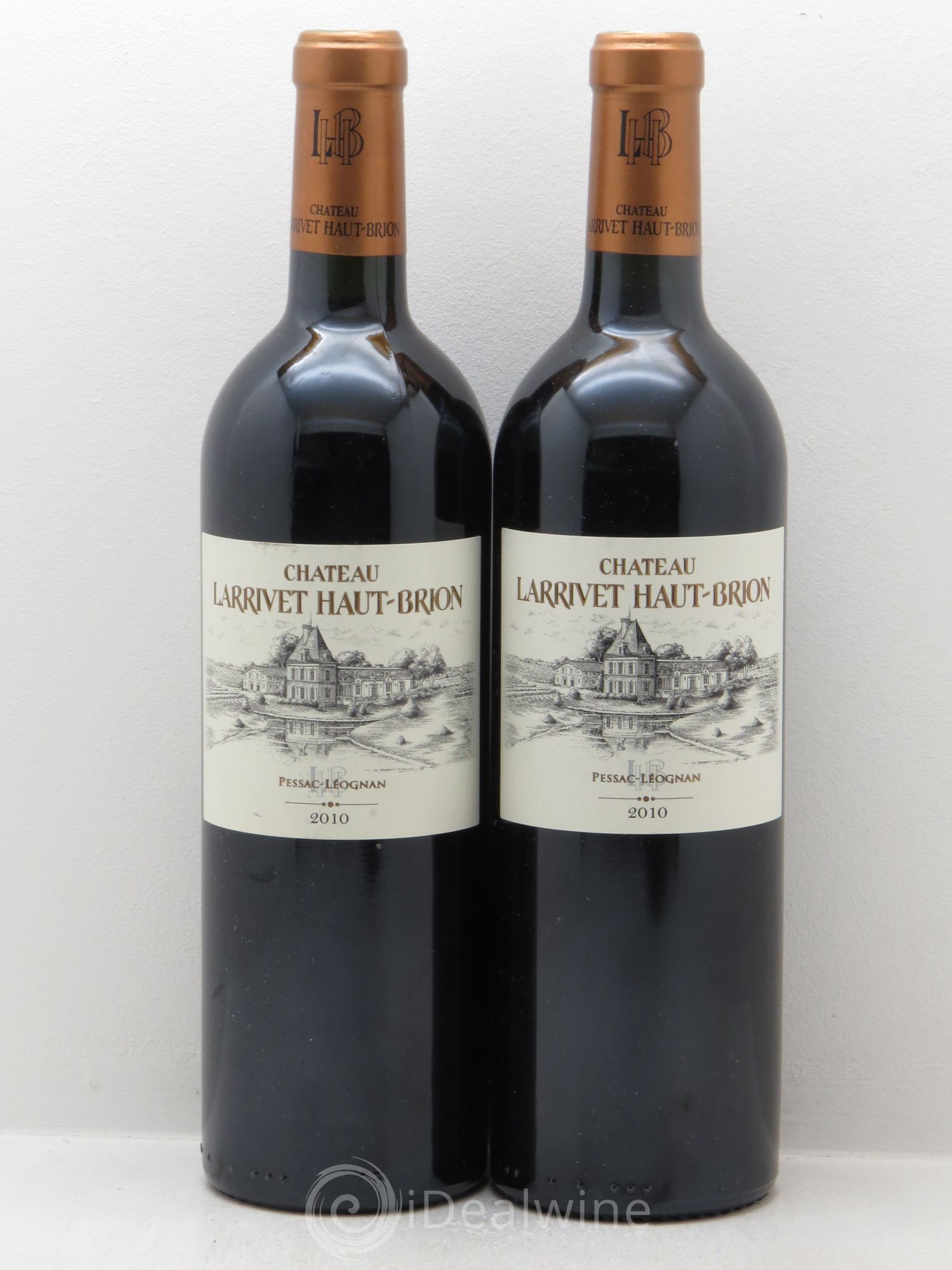 Château Larrivet Haut-Brion 2010 - Lot de 2 bouteilles - 0