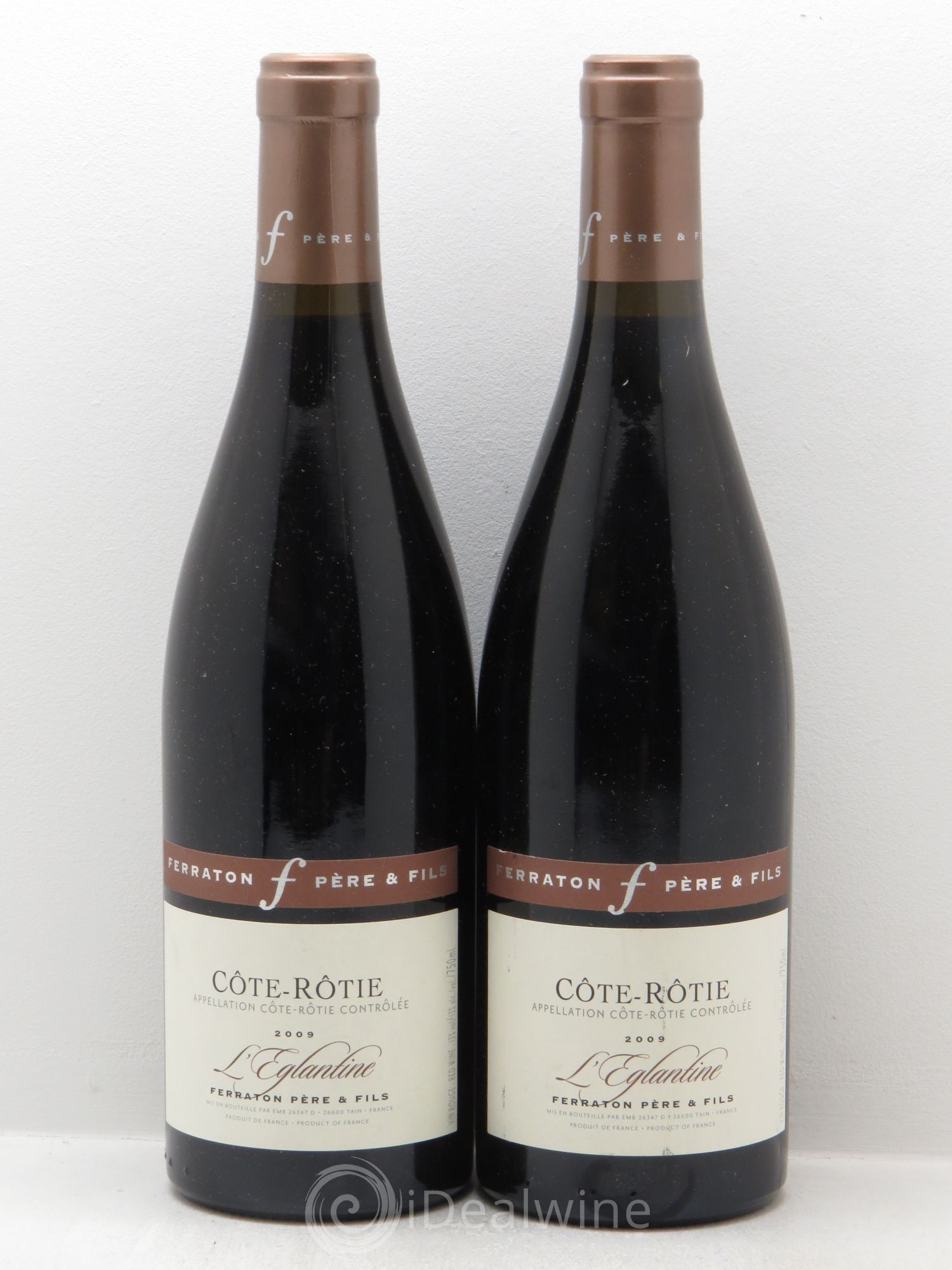 Côte-Rôtie l'Eglantine Ferraton P et F 2009 - Posten von 2 Flaschen - 0