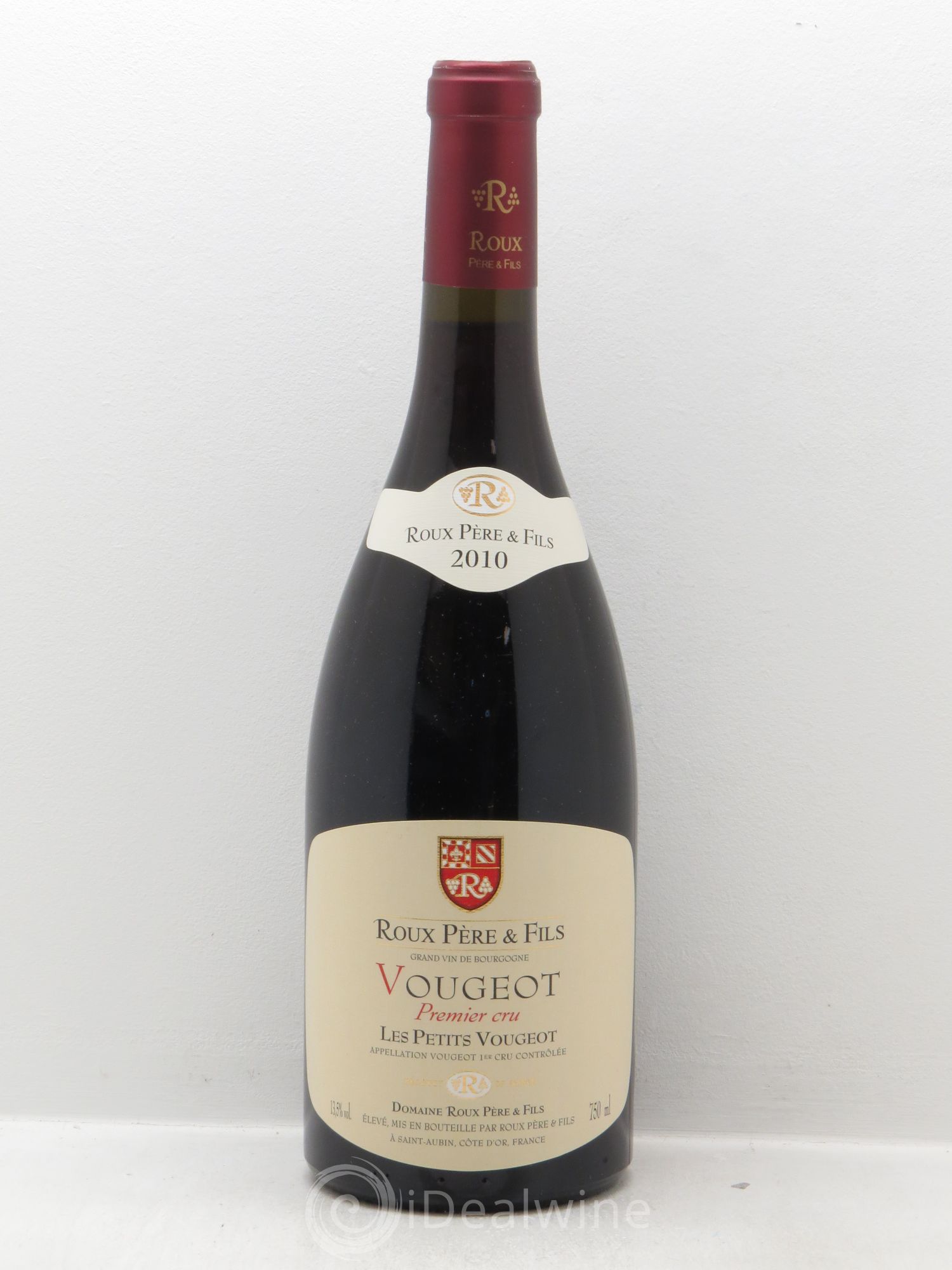 Vougeot 1er Cru Les Petits Vougeot Roux P et F 2010 - Lot de 1 bouteille - 0