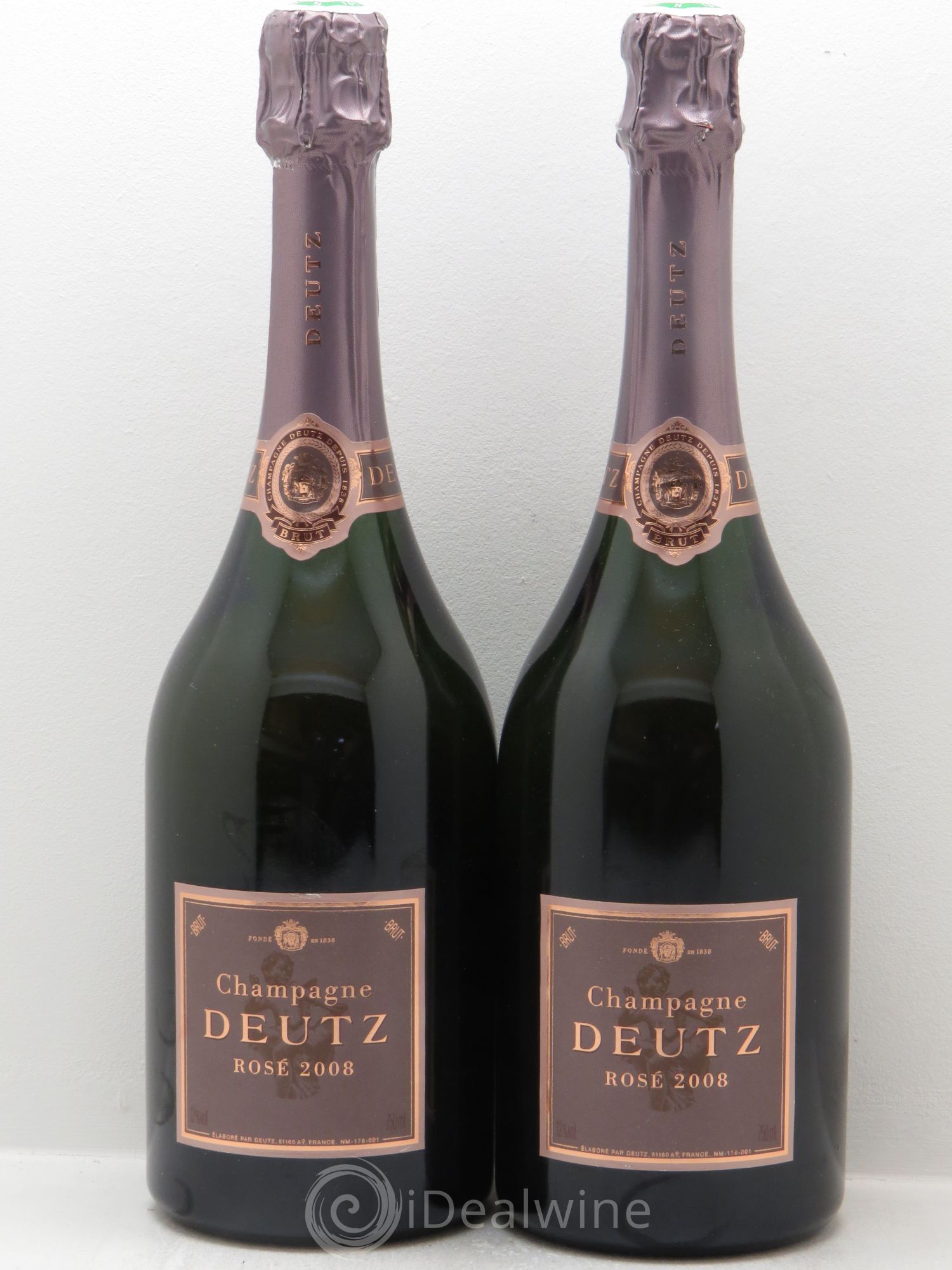 Rosé Deutz 2008 - Lot de 2 bouteilles - 0